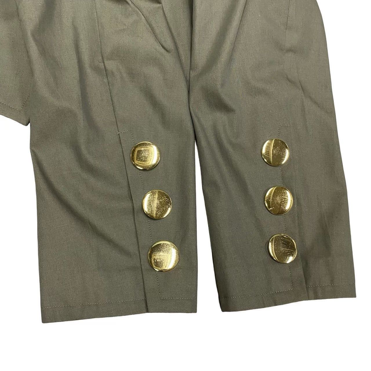 Yves Saint Laurent Yves Saint Laurent Green Cotton Size ONE SIZE - 7 Thumbnail