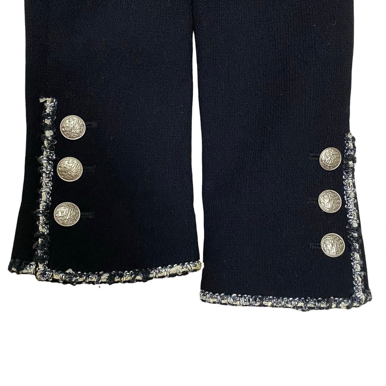 Chanel Chanel Black Wool Size ONE SIZE - 7 Thumbnail
