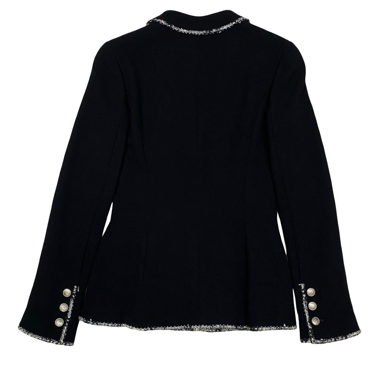 Chanel Chanel Black Wool Size ONE SIZE - 4 Thumbnail