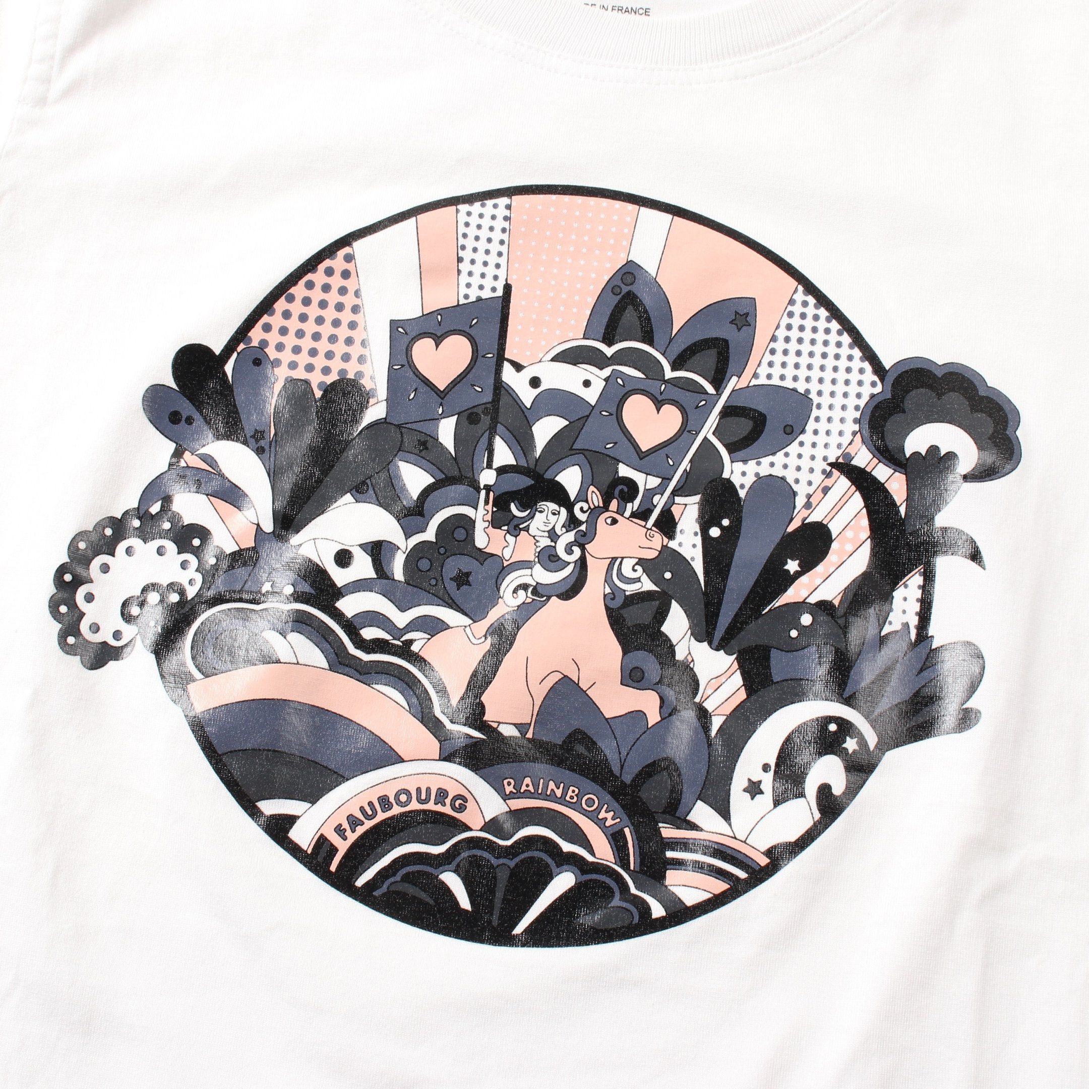 Hermes Hermes Micro Cartouche T-Shirt Cotton White Multicolor Size ONE SIZE - 6 Thumbnail