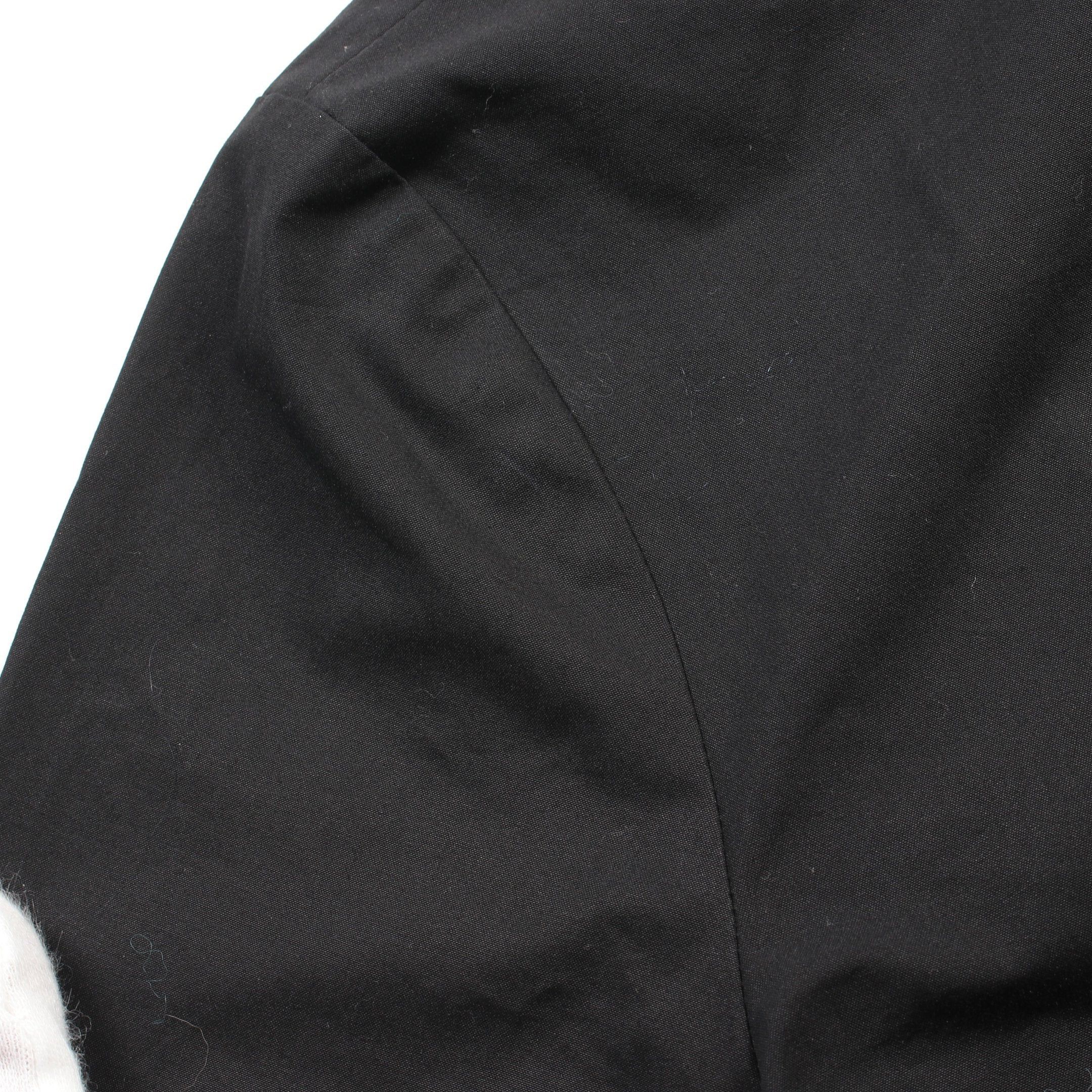 Fendi Fendi Half Zip Cut And Sew Short Sleeve Cotton Leather Black Size ONE SIZE - 9 Thumbnail