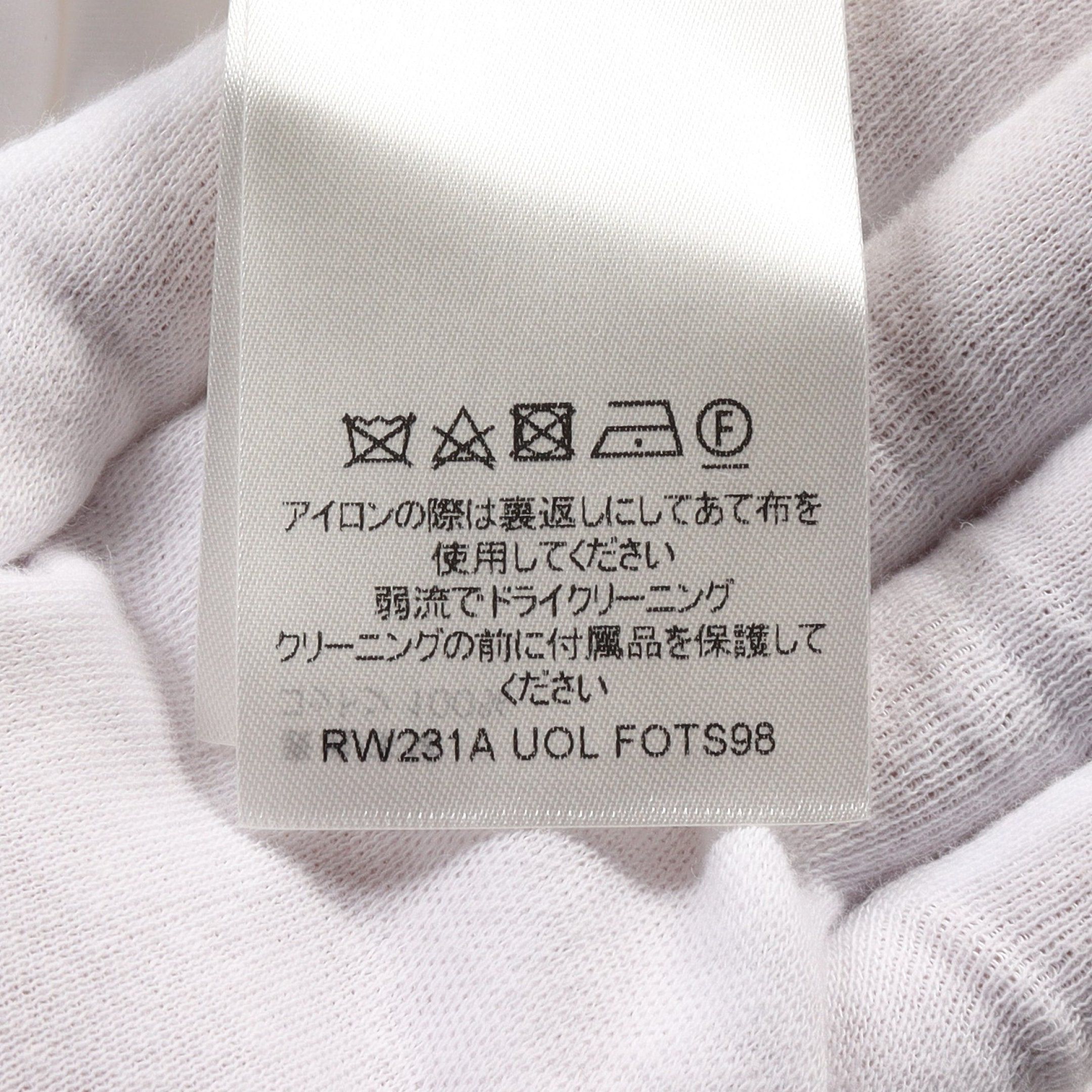 Louis Vuitton Louis Vuitton Lv Circle Plaque T-Shirt Cotton White Size ONE SIZE - 5 Thumbnail