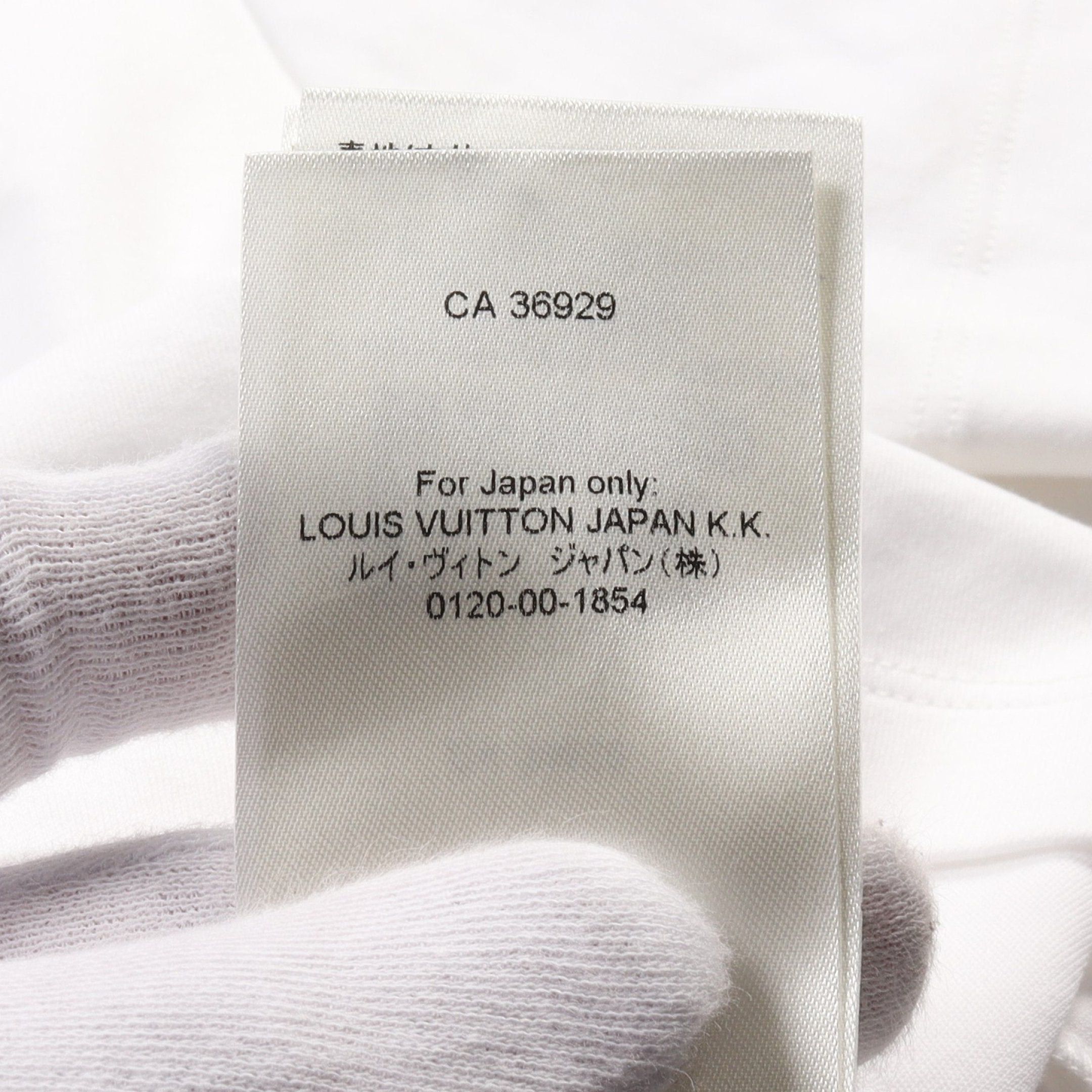 Louis Vuitton Louis Vuitton Lv Circle Plaque T-Shirt Cotton White Size ONE SIZE - 6 Thumbnail