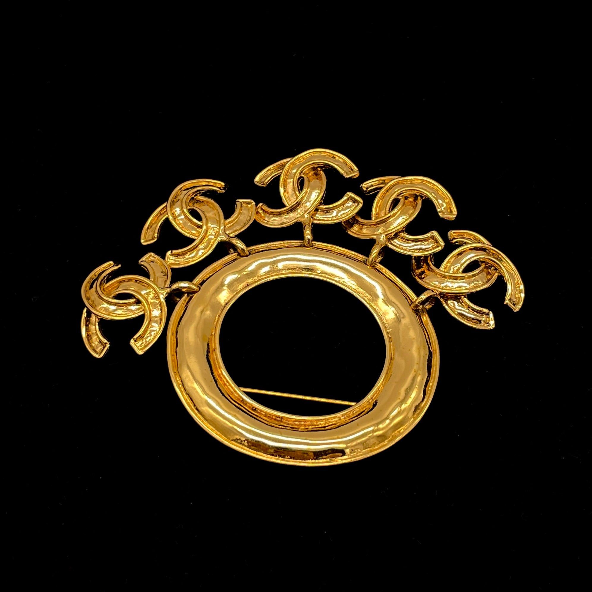 Chanel Chanel Coco Mark 5-Ring Brooch 94P Size ONE SIZE - 4 Thumbnail