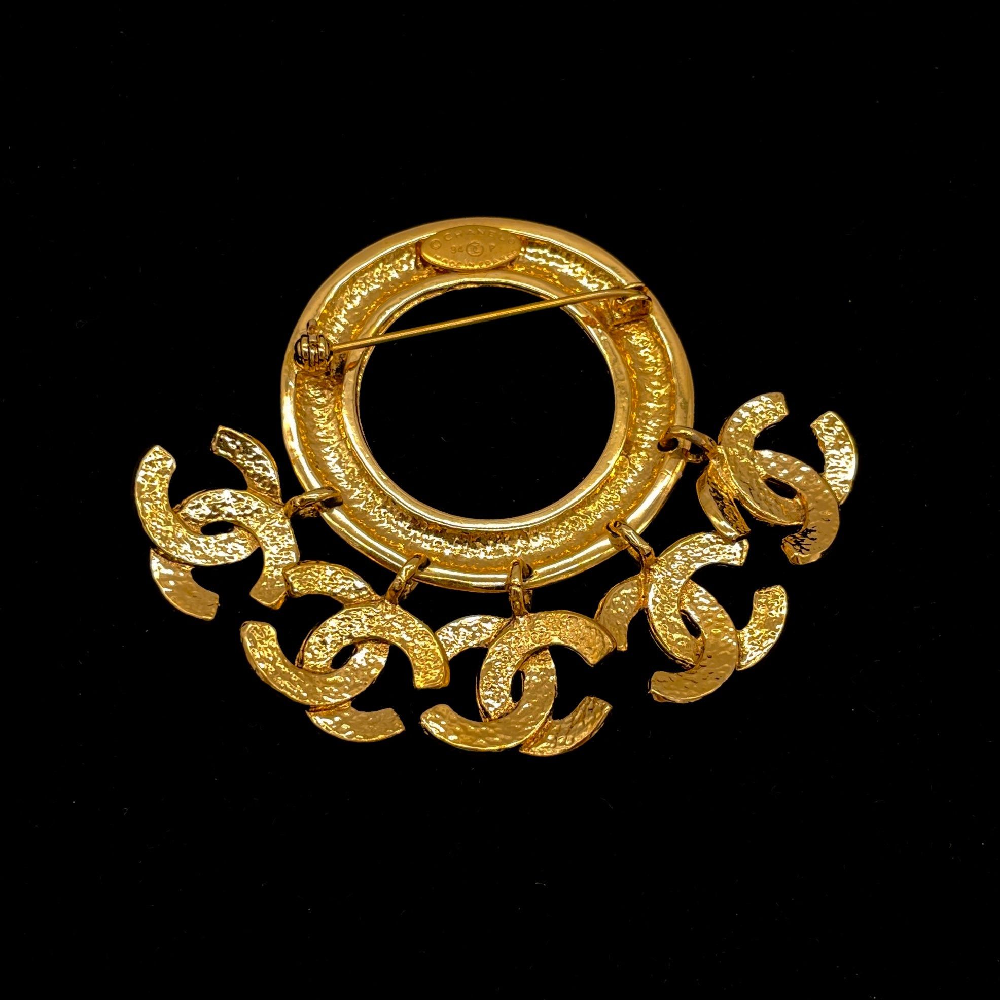 Chanel Chanel Coco Mark 5-Ring Brooch 94P Size ONE SIZE - 5 Thumbnail
