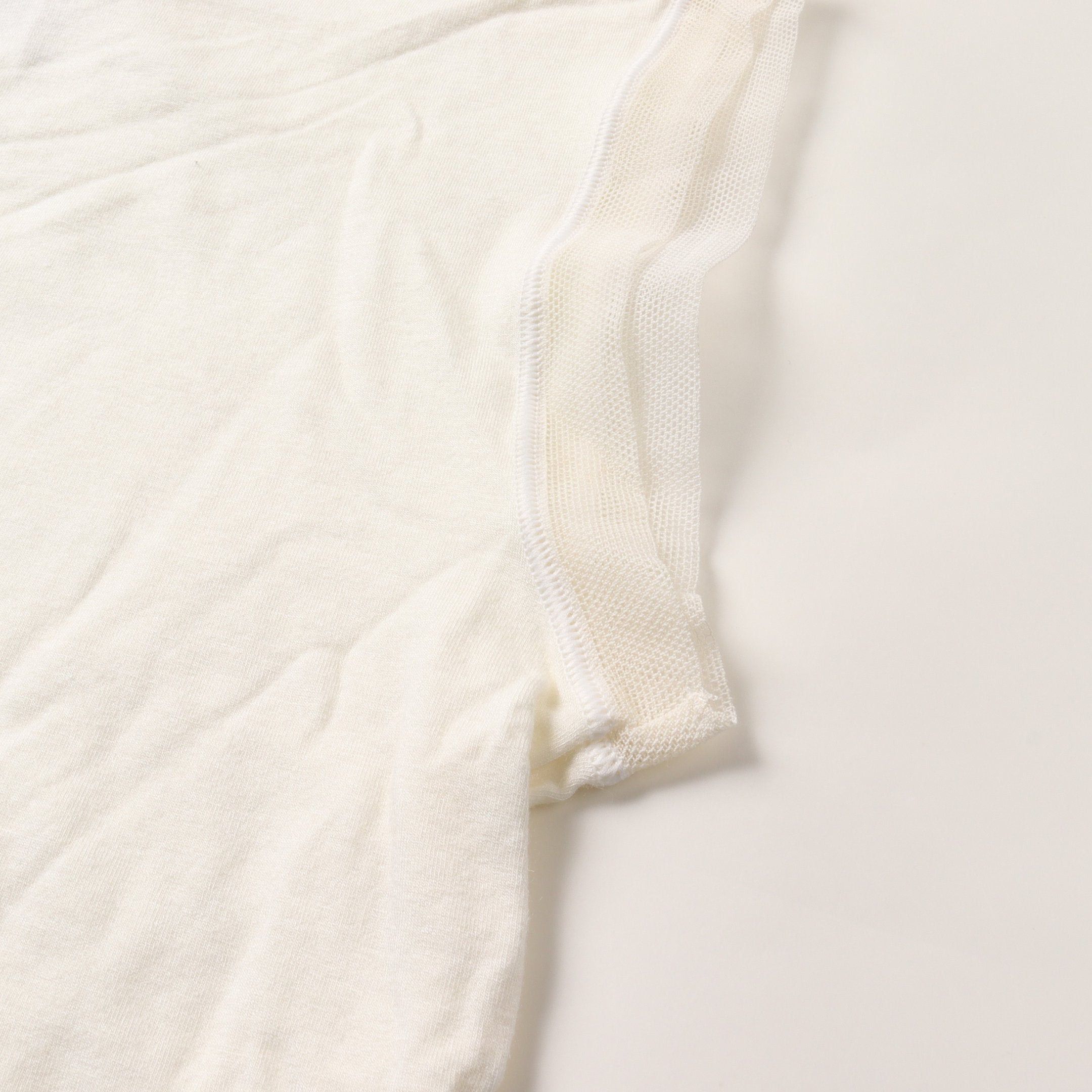 Chanel Chanel Camellia Cut And Sew Turtleneck No Sleeve Lace Rayon Silk Off White Size ONE SIZE - 6 Thumbnail