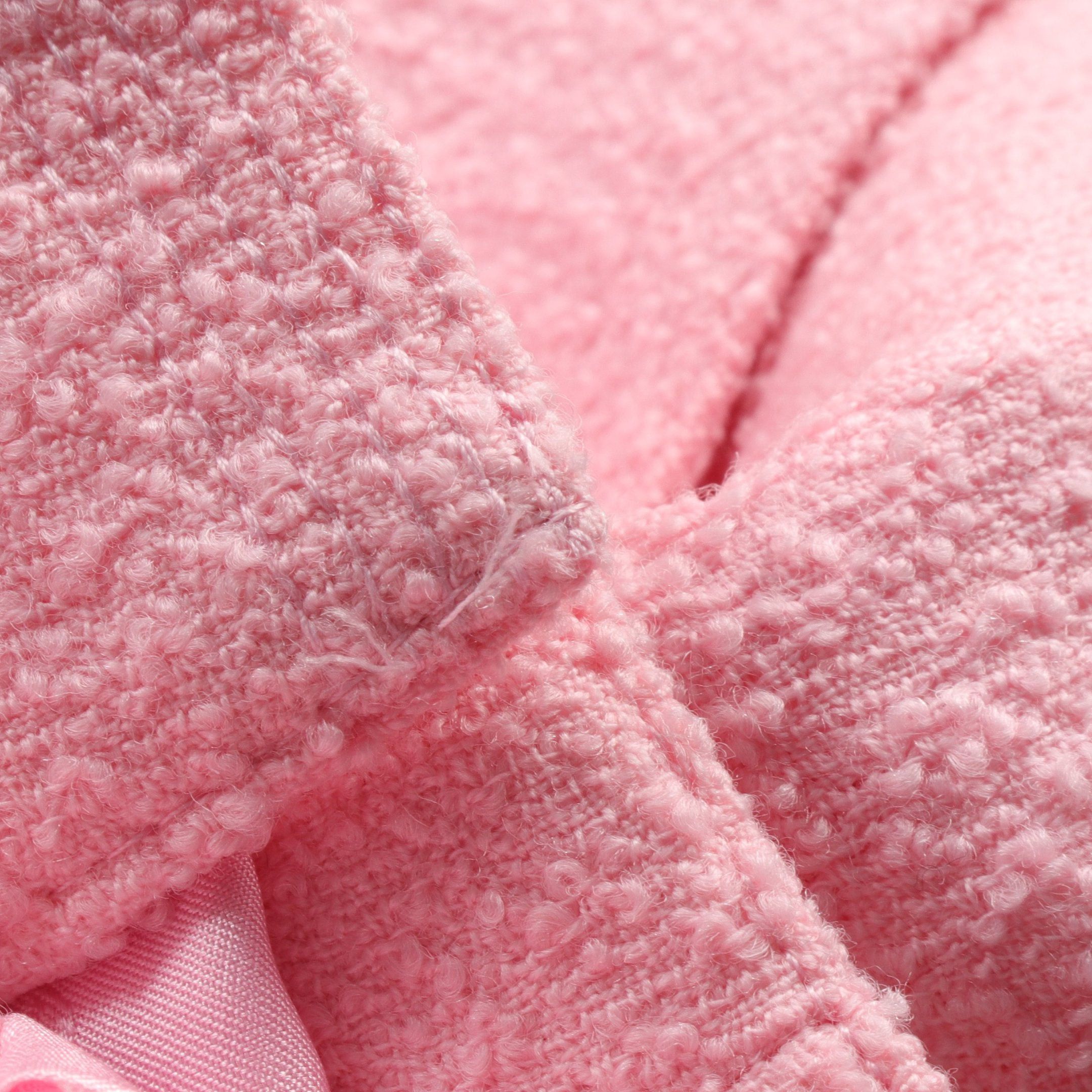 Chanel Chanel Cocomark Button Tweed Skirt Suit Set Up Wool Pink 96P Size ONE SIZE - 10 Thumbnail