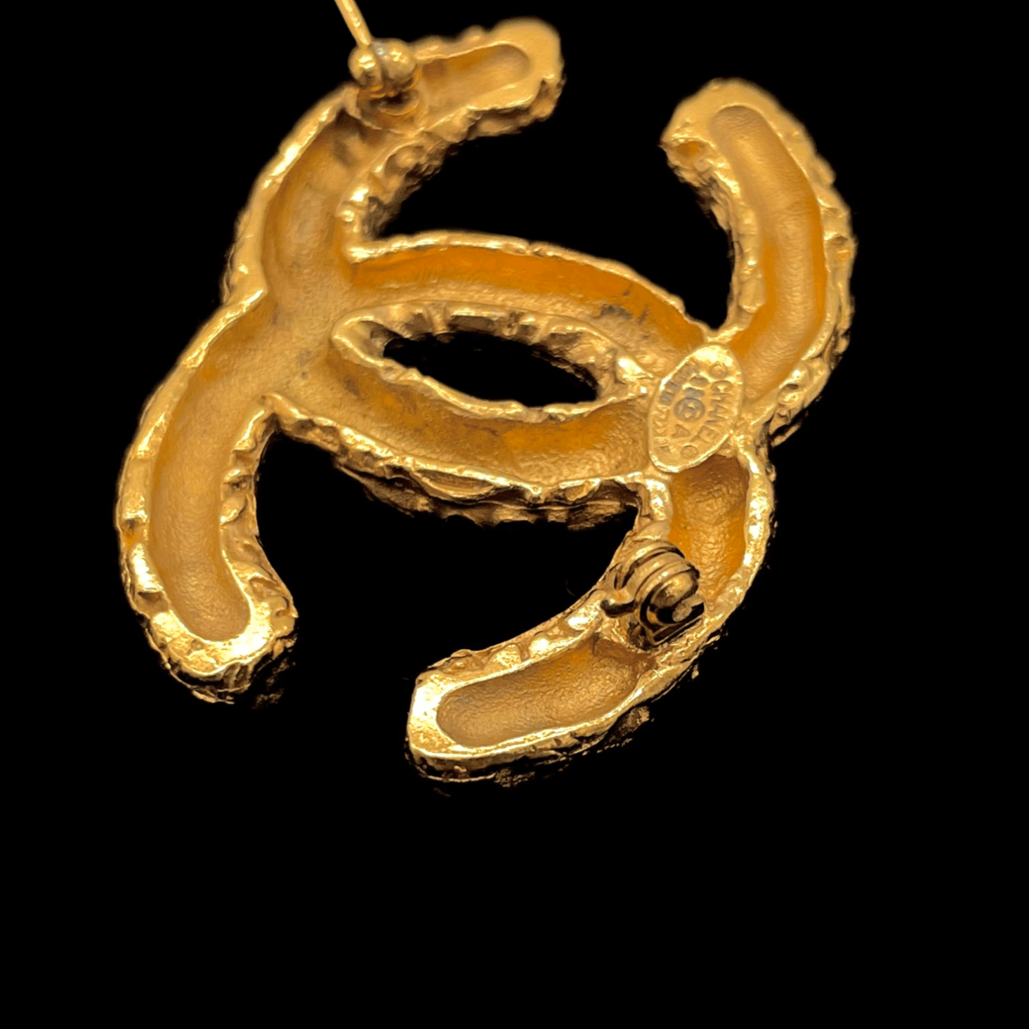 Chanel Chanel Lava Coco Mark Brooch Size ONE SIZE - 6 Thumbnail