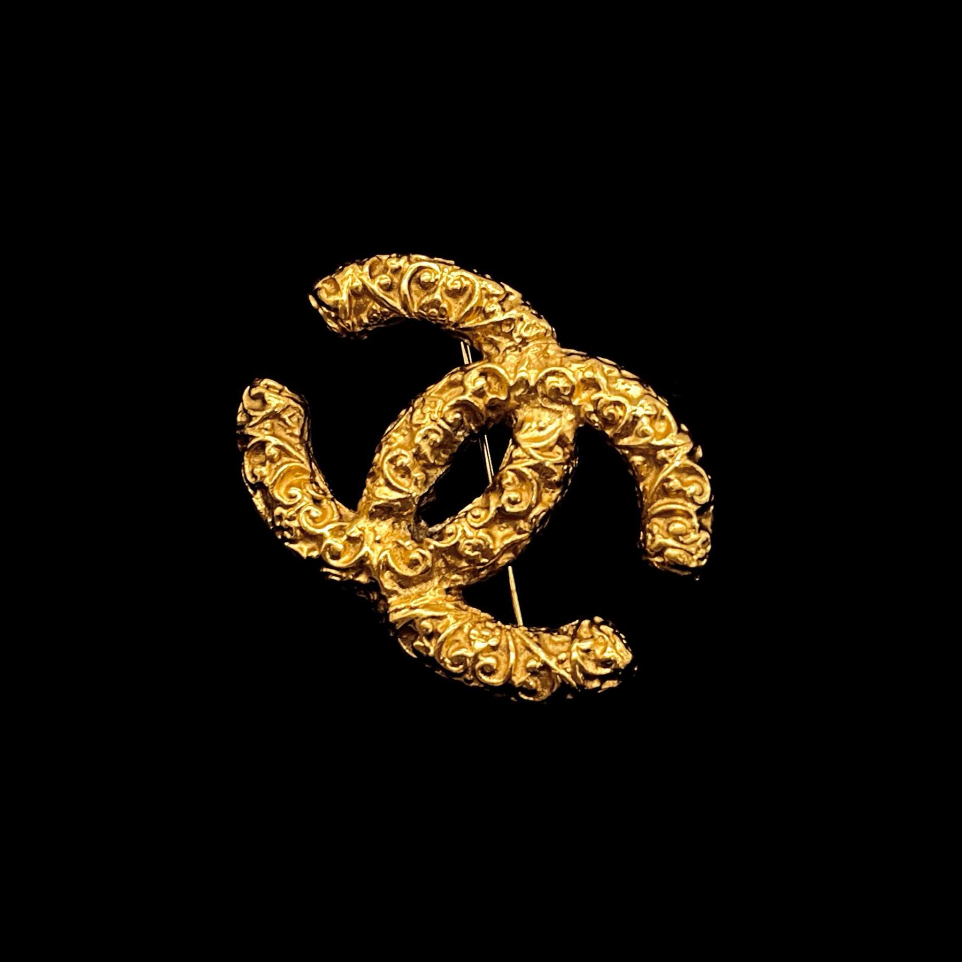 Chanel Chanel Lava Coco Mark Brooch Size ONE SIZE - 3 Thumbnail