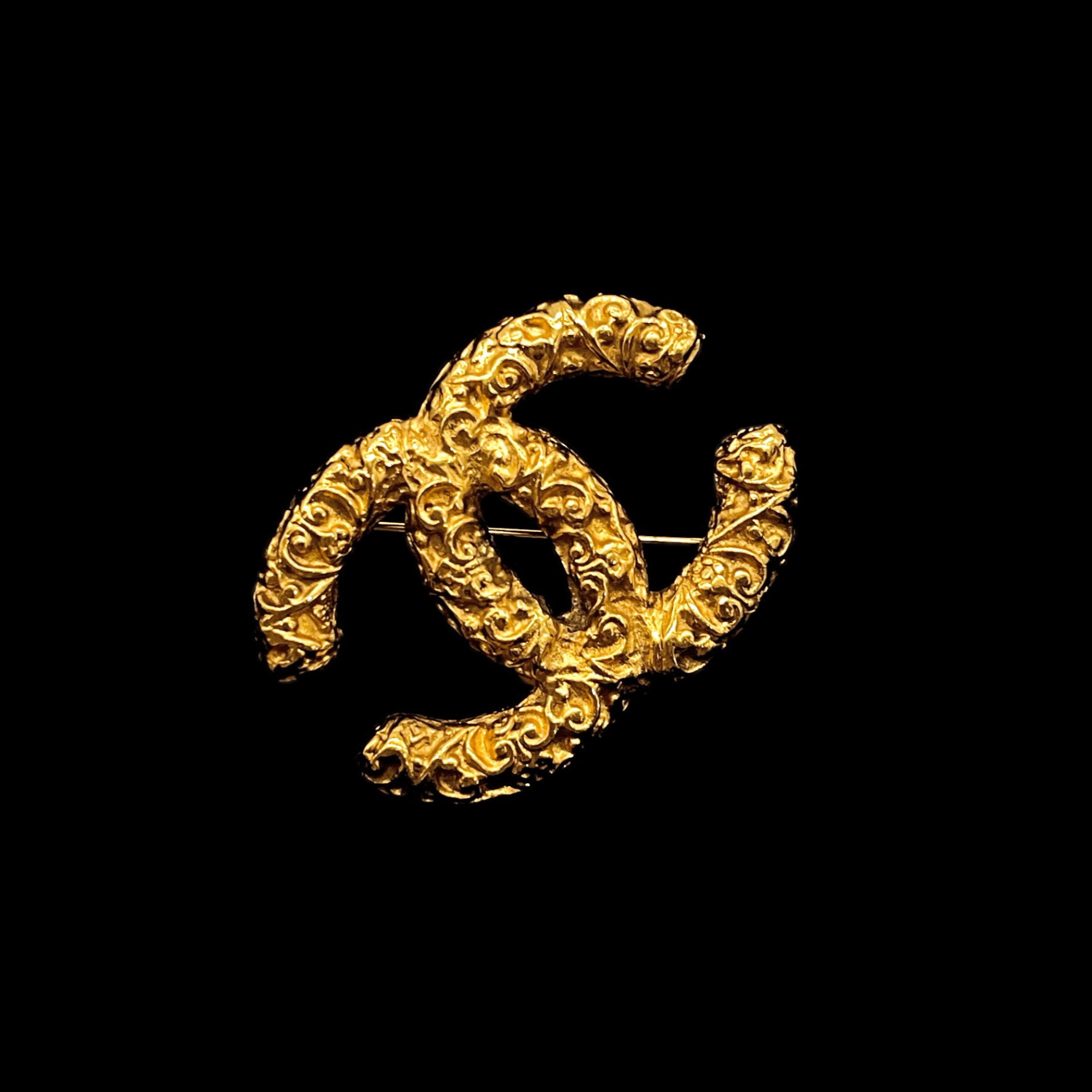 Chanel Chanel Lava Coco Mark Brooch Size ONE SIZE - 2 Thumbnail