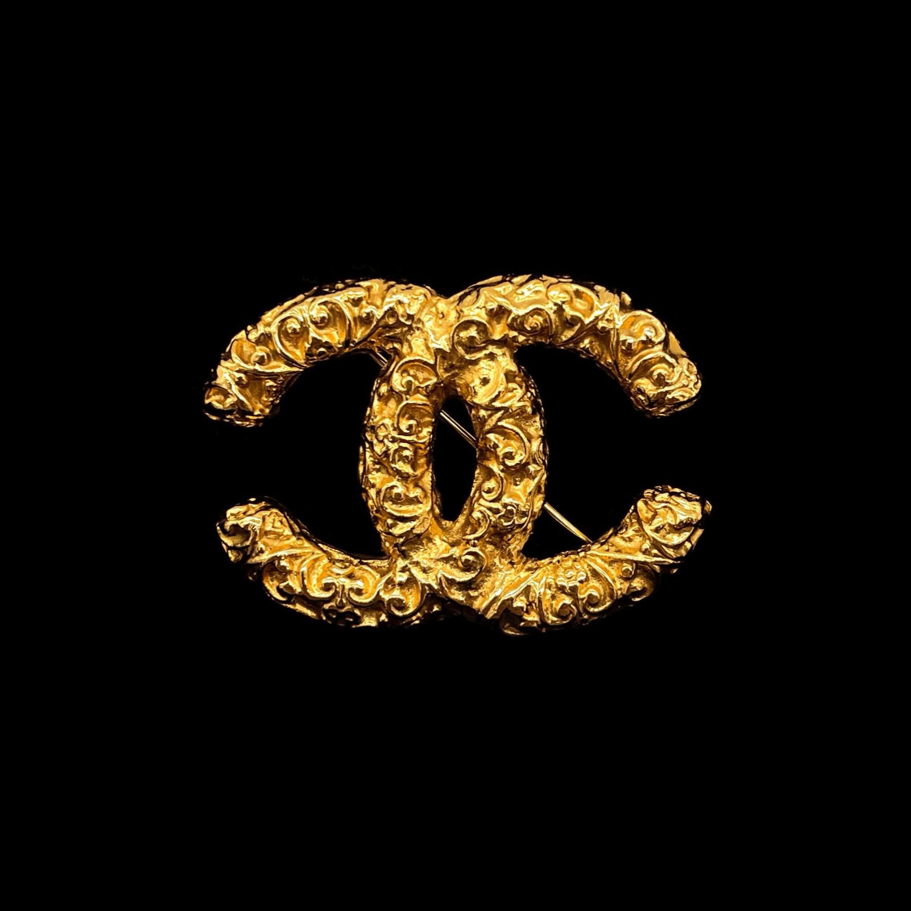 Chanel Chanel Coco Mark Lava Brooch Pm 93A Size ONE SIZE - 2 Thumbnail