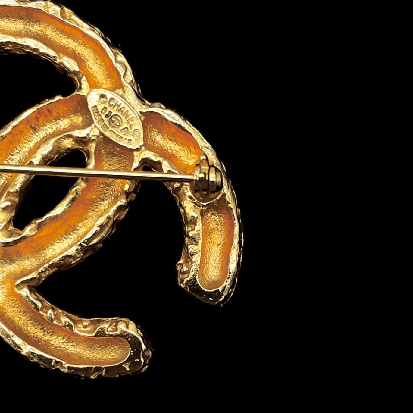 Chanel Chanel Coco Mark Lava Brooch Pm 93A Size ONE SIZE - 8 Thumbnail