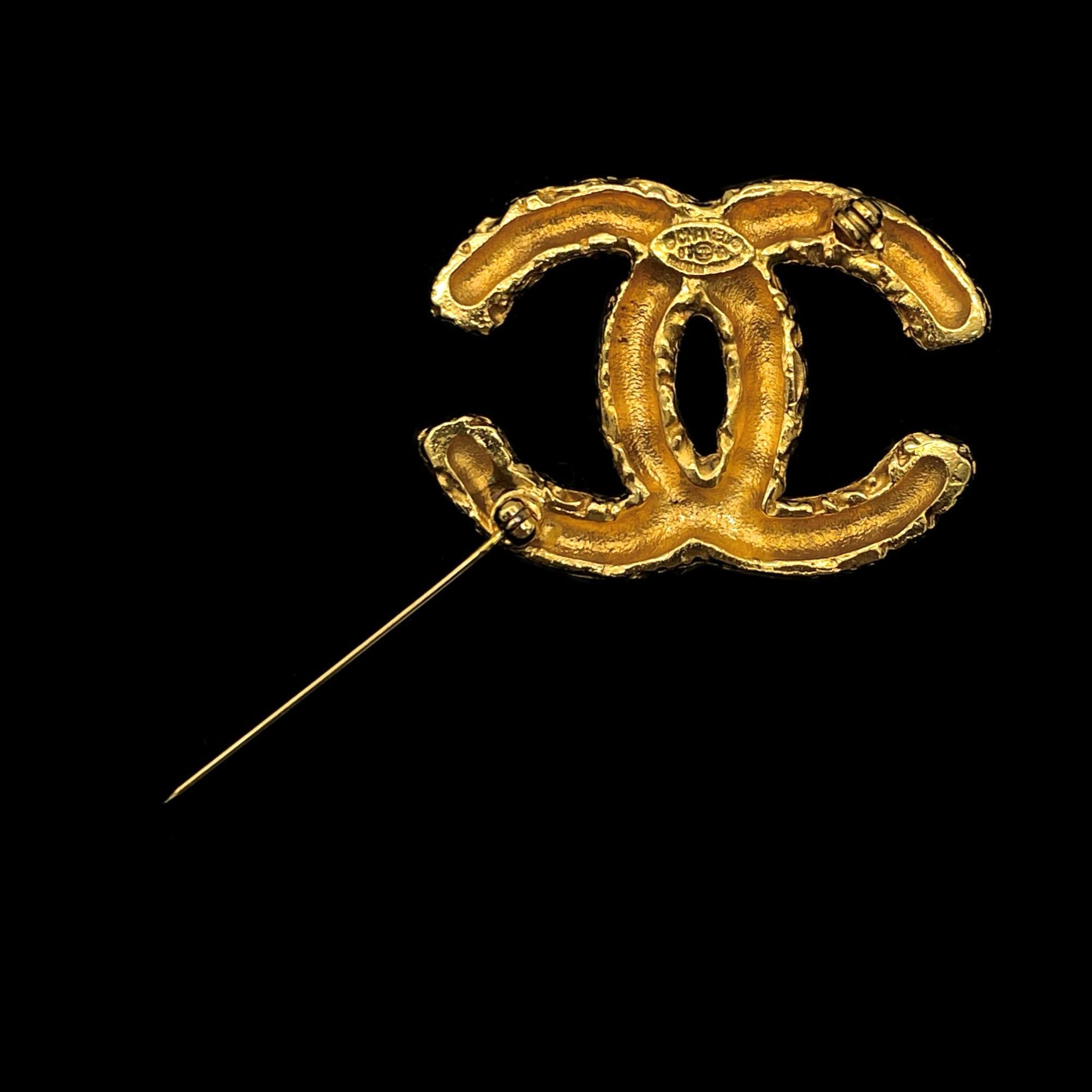 Chanel Chanel Coco Mark Lava Brooch Pm 93A Size ONE SIZE - 7 Thumbnail