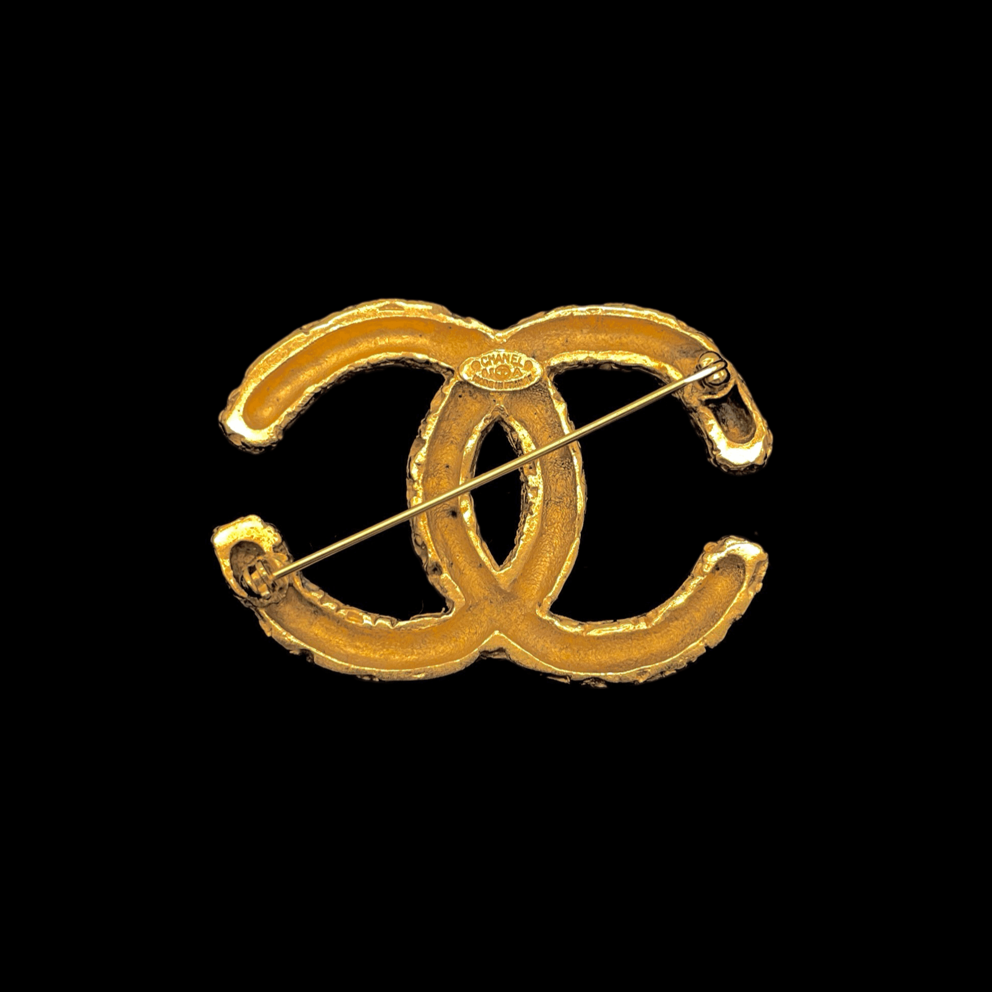 Chanel Chanel Lava Coco Mark Brooch Gm Size ONE SIZE - 5 Thumbnail