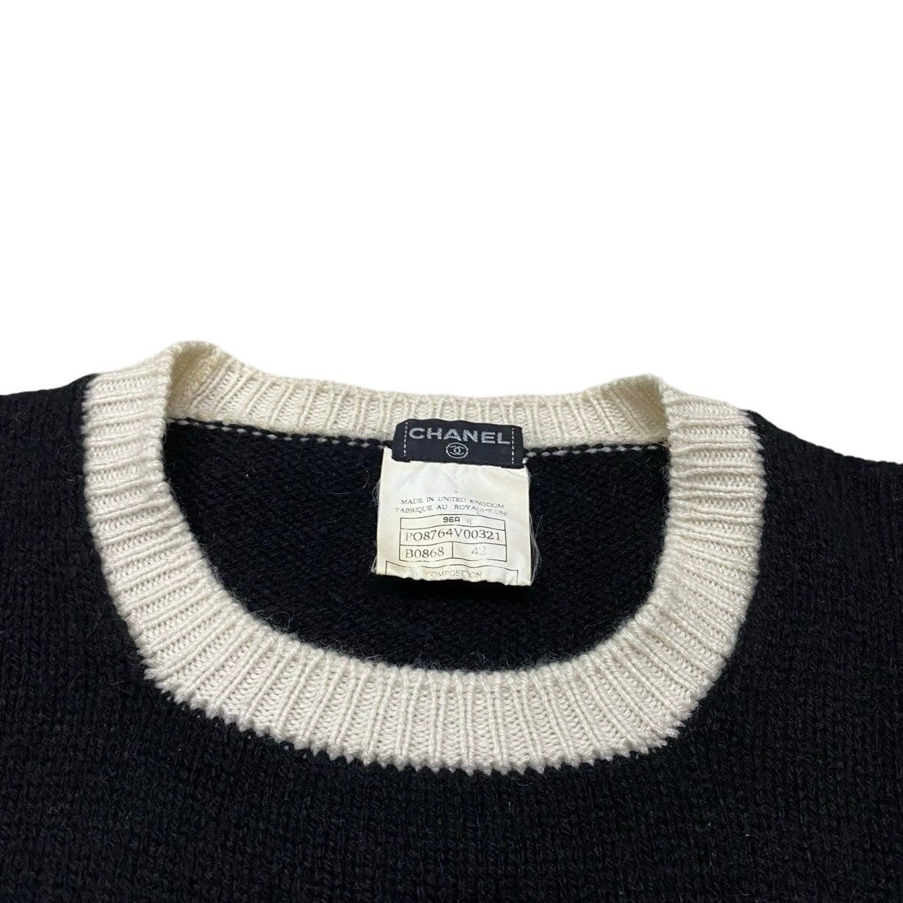 Chanel Chanel Black Cashmere Size ONE SIZE - 5 Thumbnail