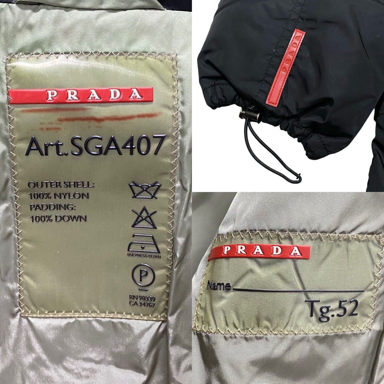 Prada Prada Other Black Synthetic Size ONE SIZE - 2 Thumbnail