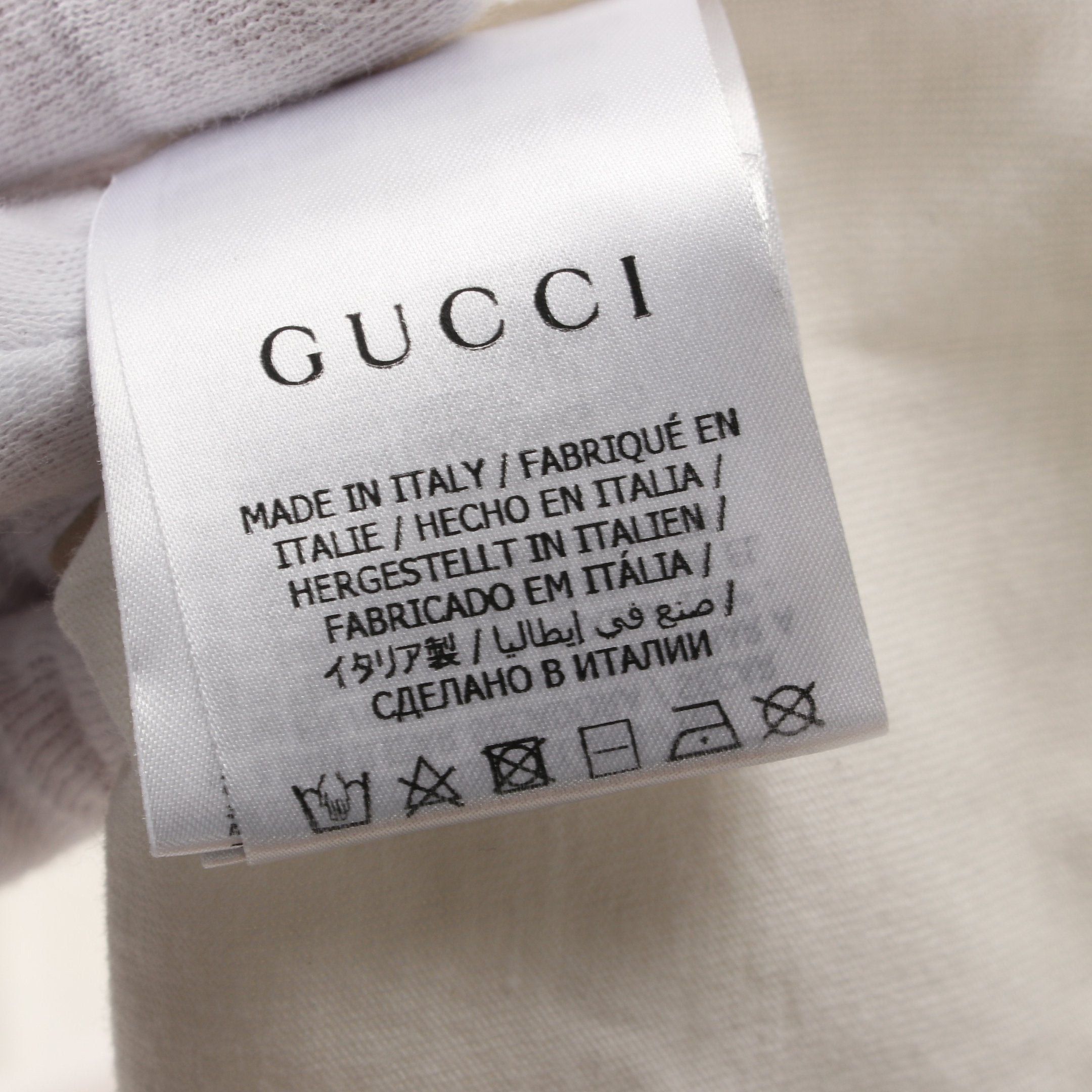 Gucci Gucci Cropped T-Shirt Cotton White Multicolor Size ONE SIZE - 4 Thumbnail