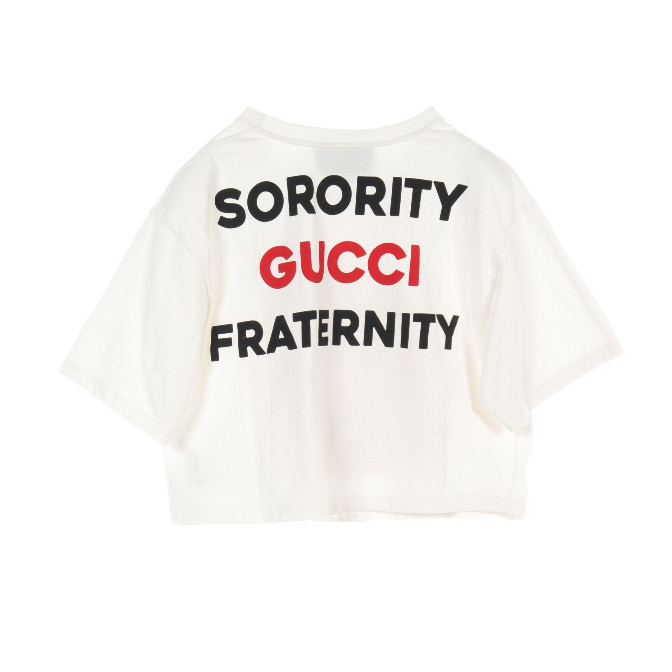 Gucci Gucci Cropped T-Shirt Cotton White Multicolor Size ONE SIZE - 2 Thumbnail