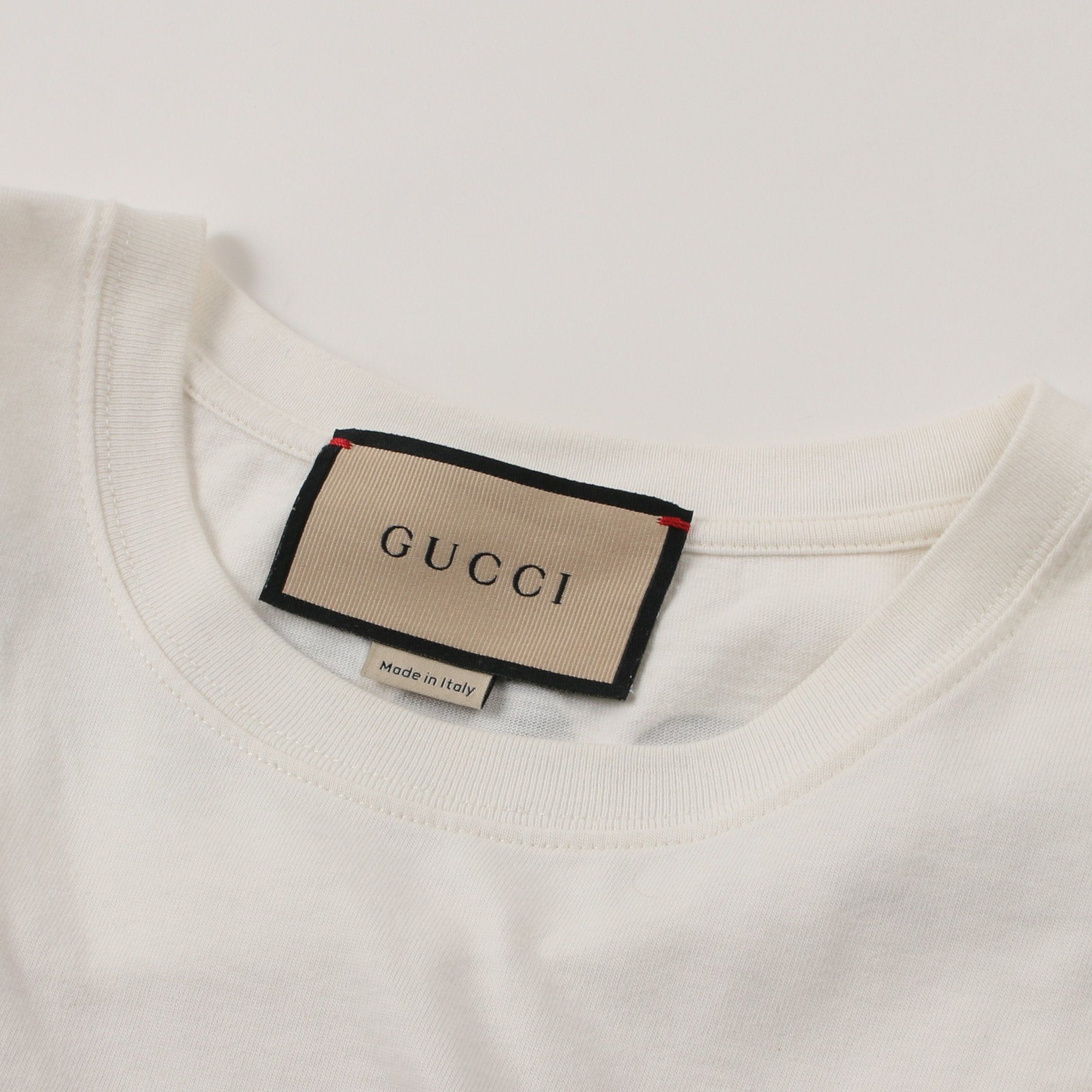 Gucci Gucci Cropped T-Shirt Cotton White Multicolor Size ONE SIZE - 6 Thumbnail