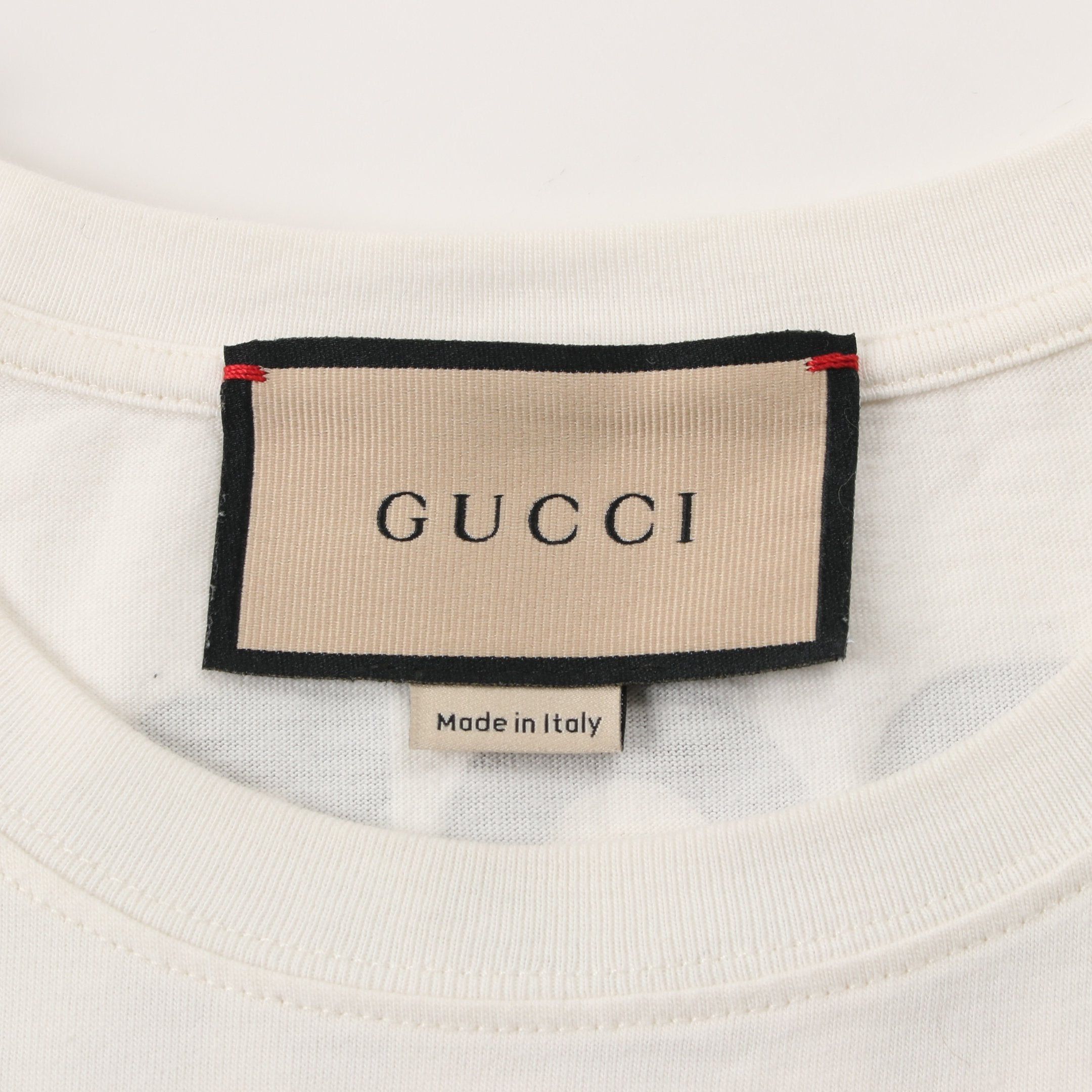Gucci Gucci Cropped T-Shirt Cotton White Multicolor Size ONE SIZE - 3 Thumbnail