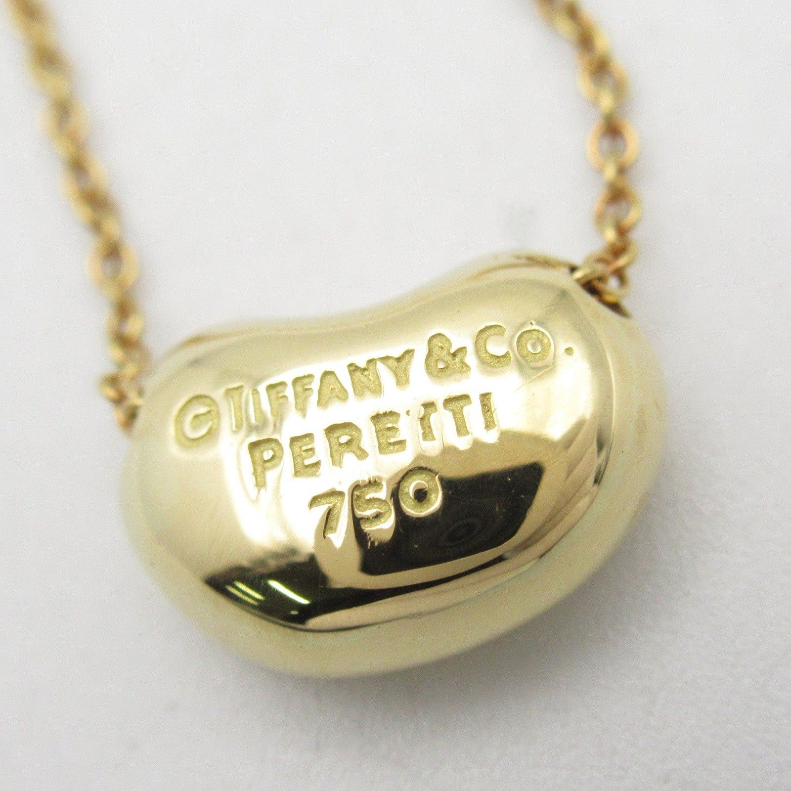 Tiffany & Co. Tiffany Co Bean Necklace K18 (Yellow Gold) Gold Size ONE SIZE - 4 Thumbnail