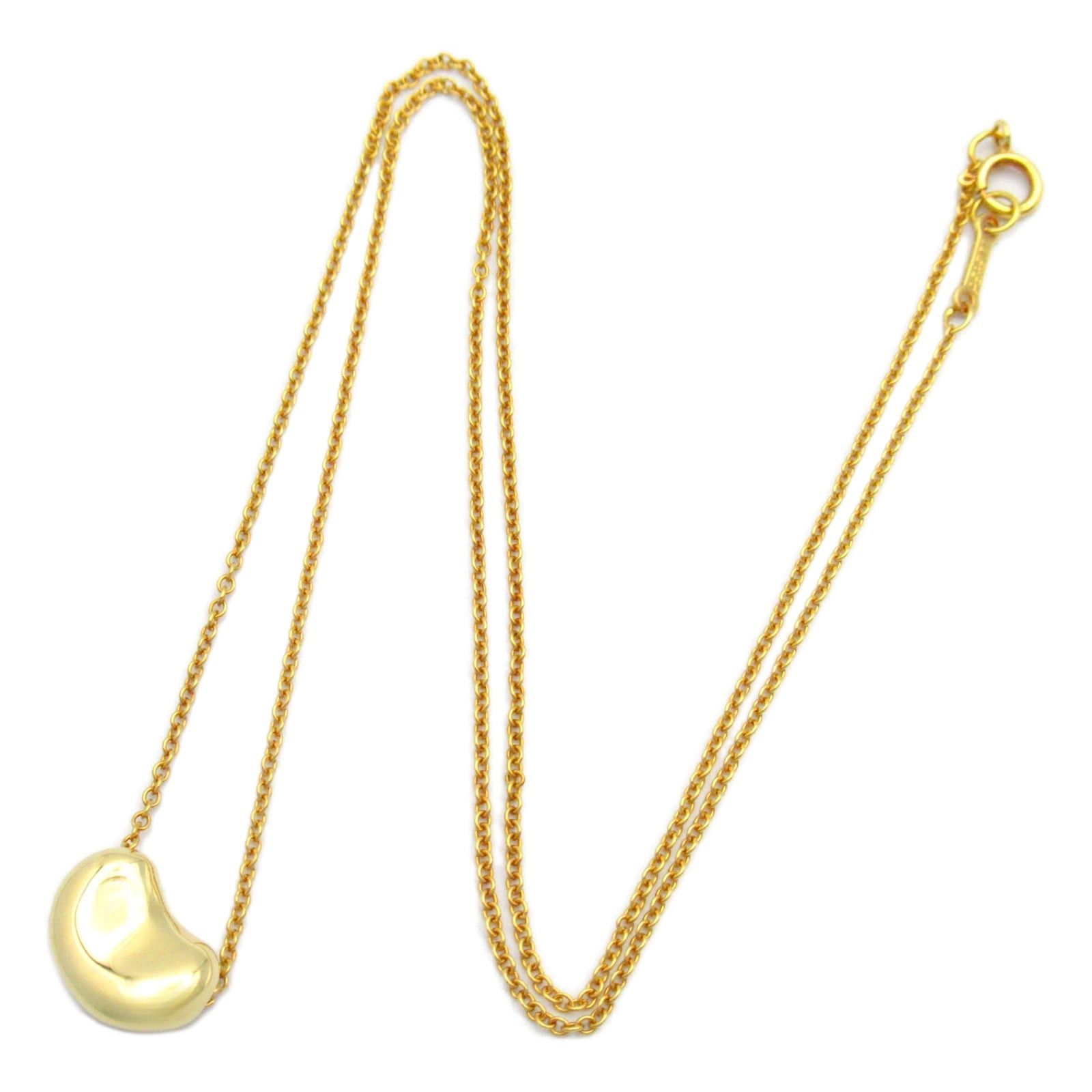 Tiffany & Co. Tiffany Co Bean Necklace K18 (Yellow Gold) Gold Size ONE SIZE - 3 Thumbnail
