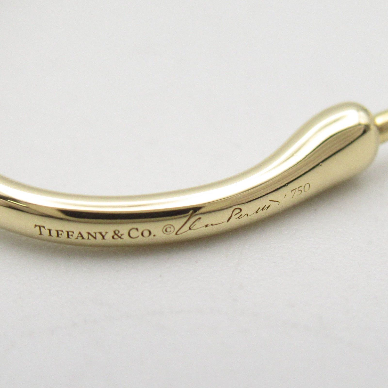 Tiffany & Co. Tiffany Co Open Heart Hoop Earrings Small K18 (Yellow Gold) Gold Size ONE SIZE - 4 Thumbnail
