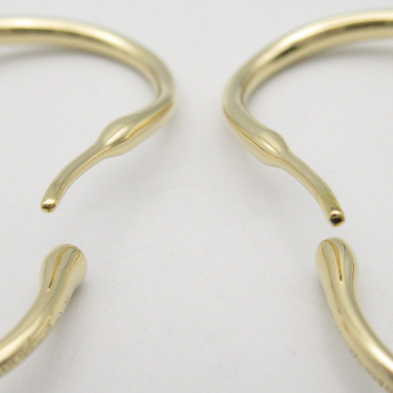 Tiffany & Co. Tiffany Co Open Heart Hoop Earrings Small K18 (Yellow Gold) Gold Size ONE SIZE - 3 Thumbnail