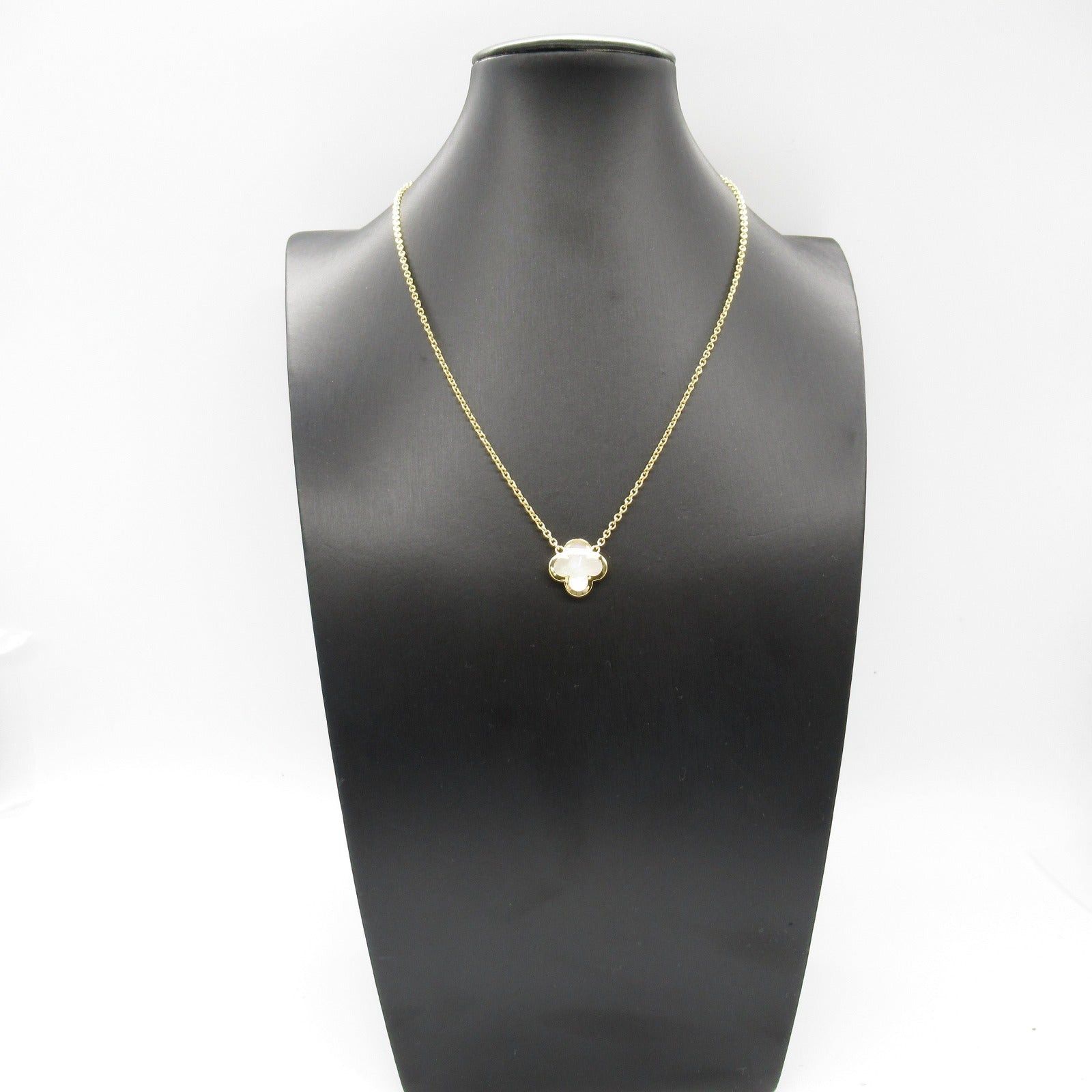 Van Cleef & Arpels Van Cleef Arpels Pure Alhambra Pendant Mother Of Pearl Necklace K18 (Yellow Gold) White Size ONE SIZE - 7 Thumbnail