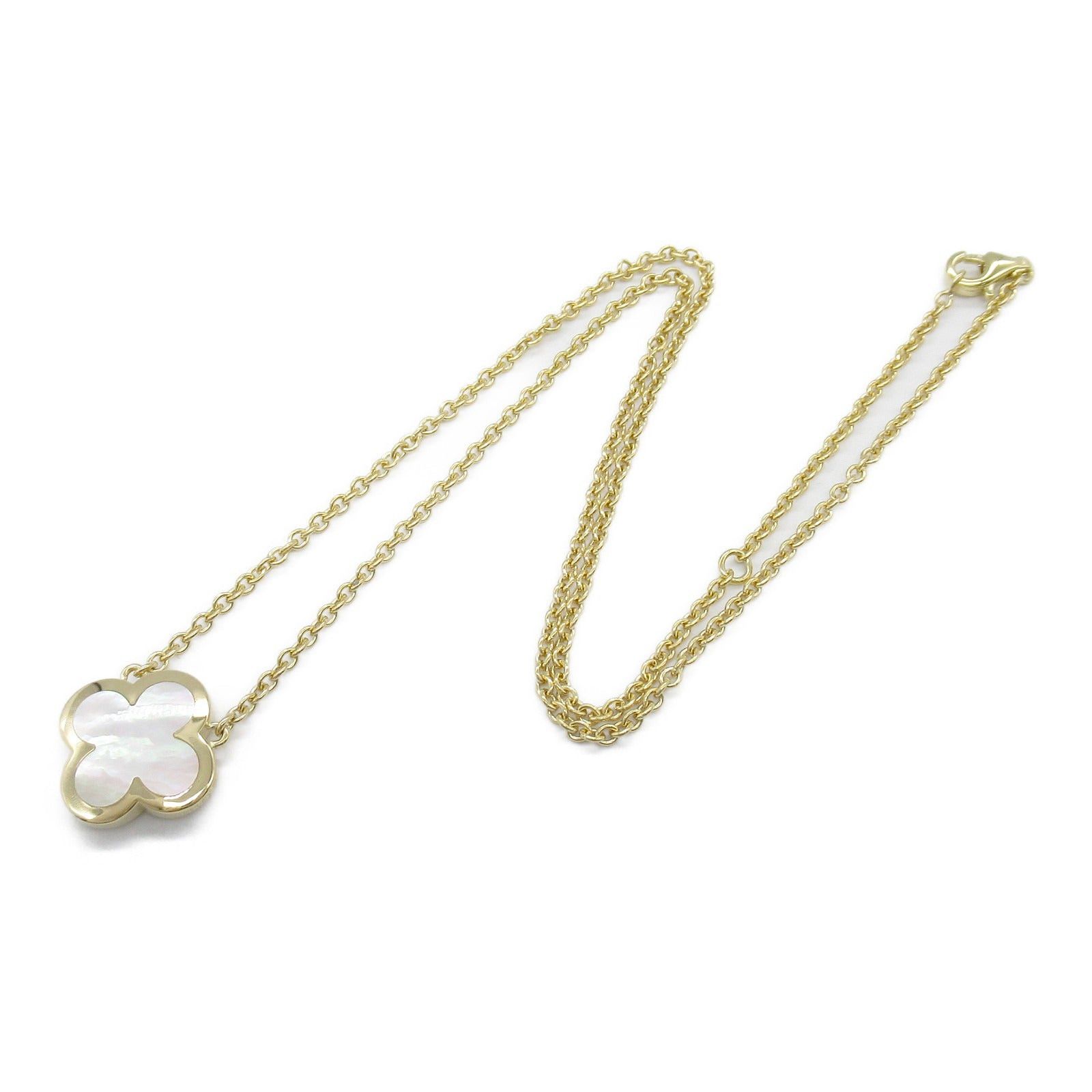 Van Cleef & Arpels Van Cleef Arpels Pure Alhambra Pendant Mother Of Pearl Necklace K18 (Yellow Gold) White Size ONE SIZE - 3 Thumbnail