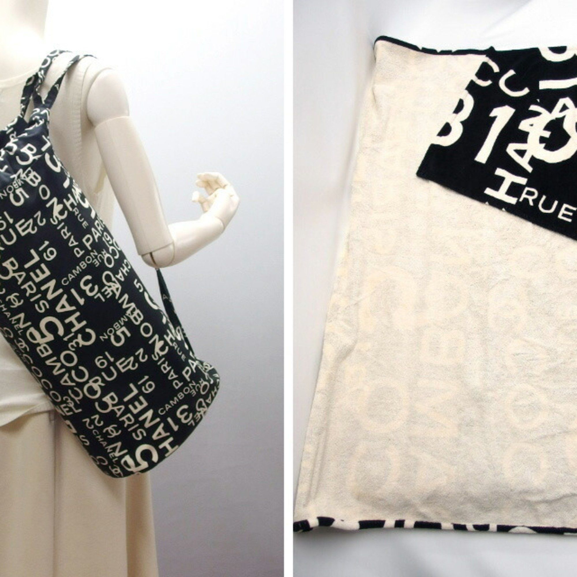 Chanel Chanel by Sea Large Blanket and Bag Set, Black Size ONE SIZE - 3 Thumbnail