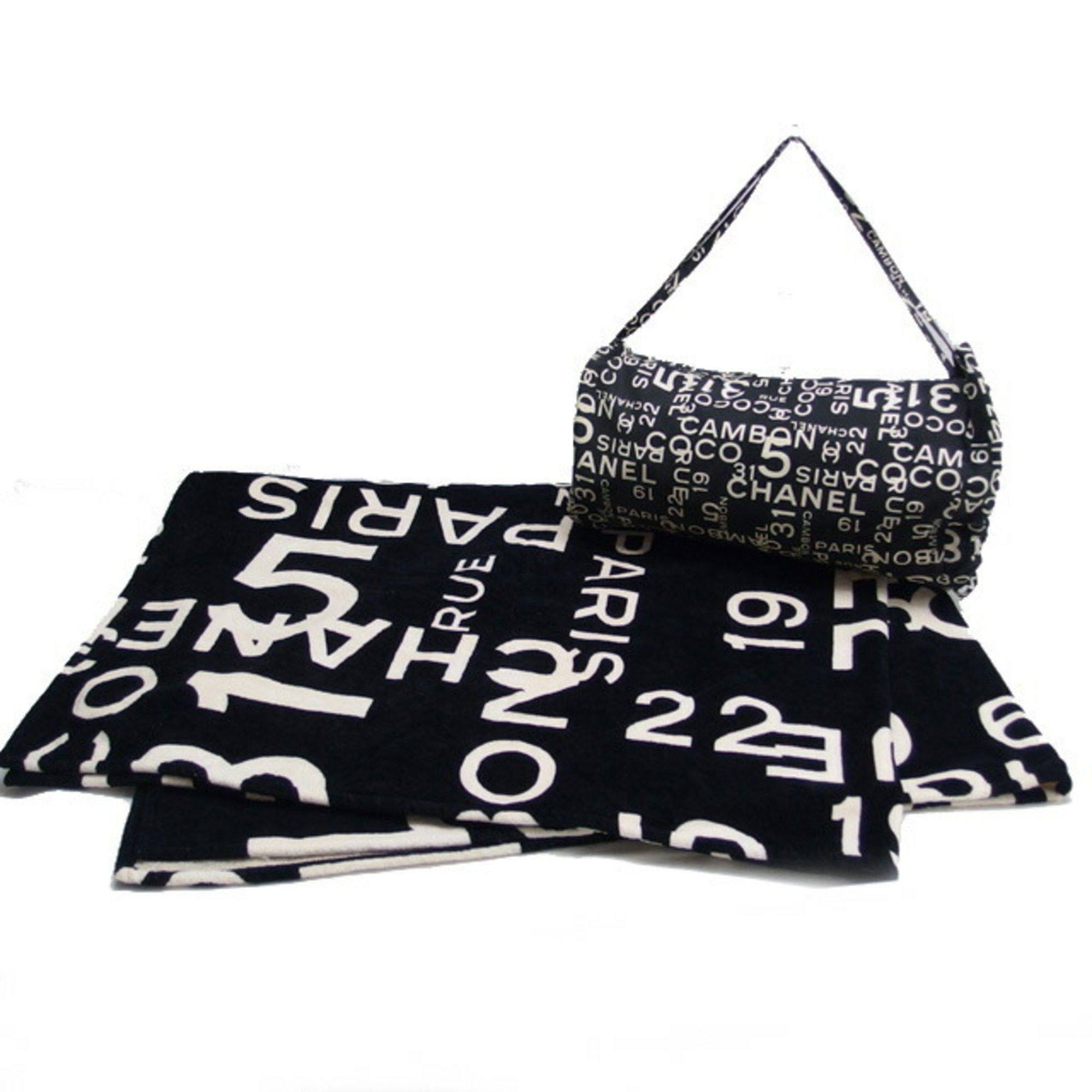 Chanel Chanel by Sea Large Blanket and Bag Set, Black Size ONE SIZE - 2 Thumbnail