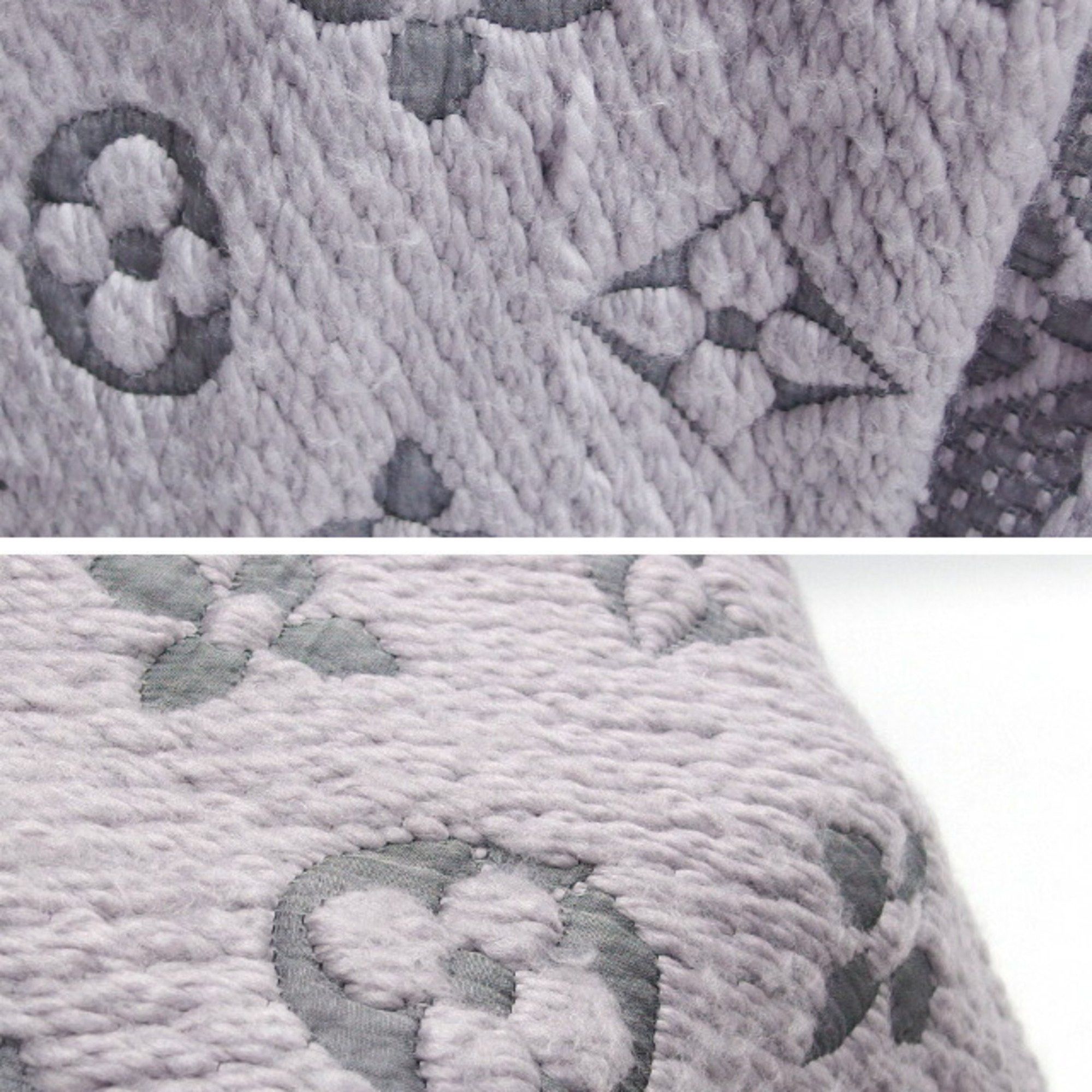 Louis Vuitton Louis Vuitton Monogram Scarf Echarpe Mania Gris Perle Size ONE SIZE - 9 Thumbnail