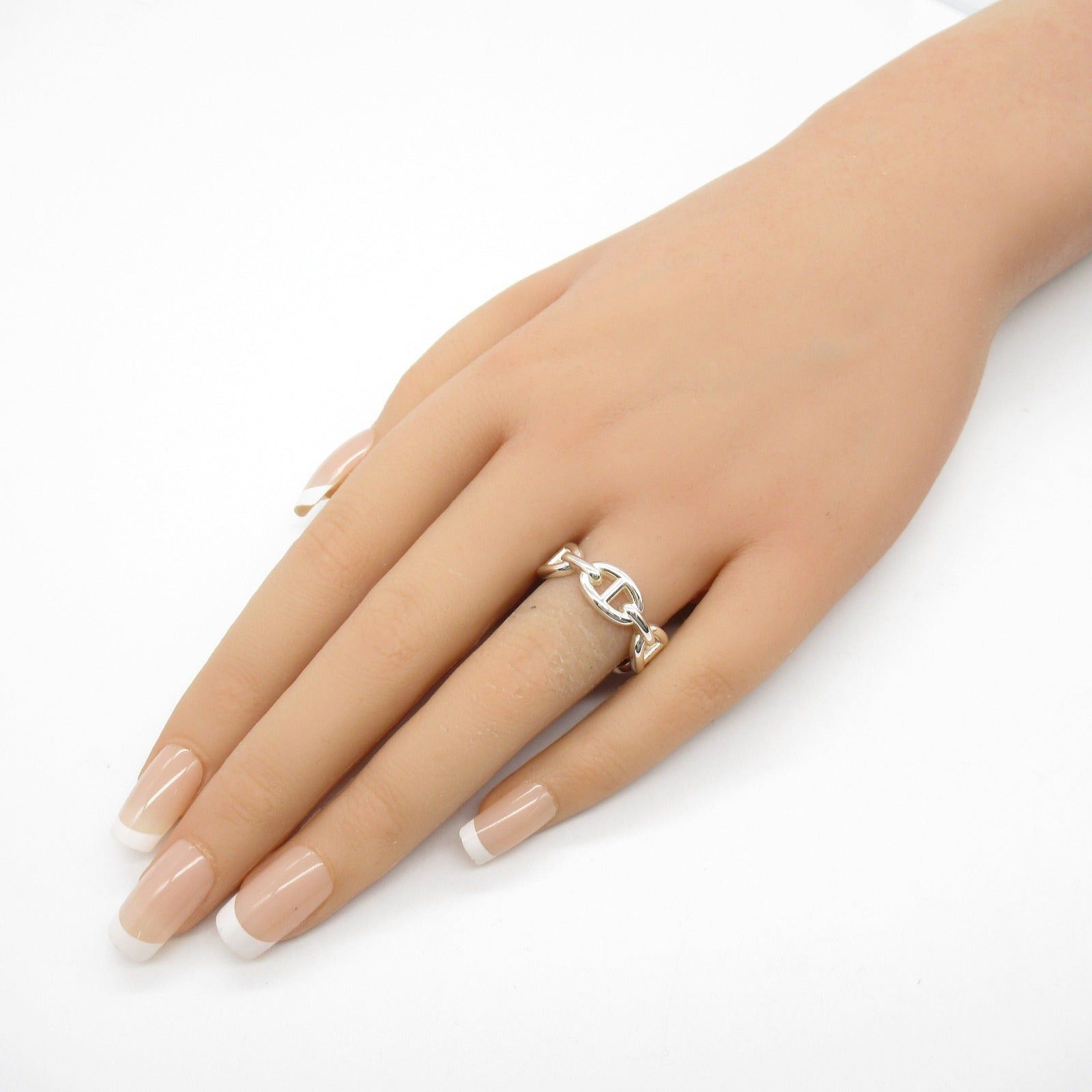 Hermes Hermes Shane Tangle Enchene Ring 925 Silver Size ONE SIZE - 10 Thumbnail