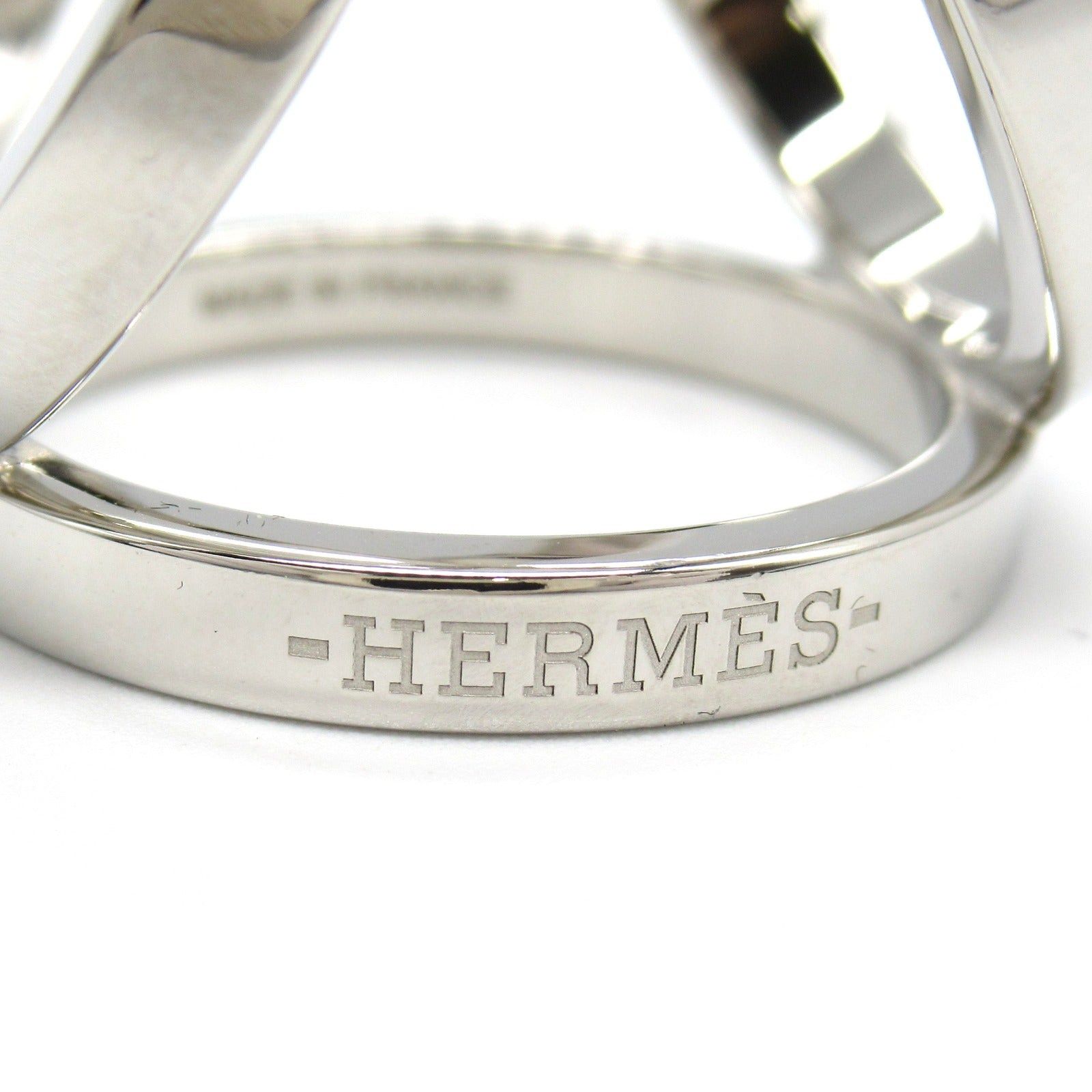 Hermes Hermes Scarf Ring 90 Trio Others Silver Size ONE SIZE - 5 Thumbnail