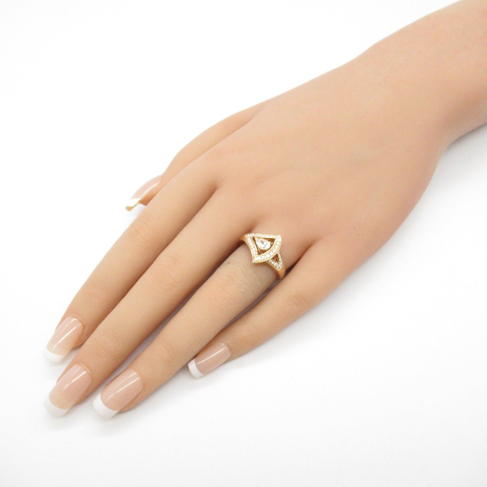 Bvlgari Bvlgari Diva Dream Pear Shape Ring K18Pg (Pink Gold) Diamond Clear Size ONE SIZE - 8 Thumbnail