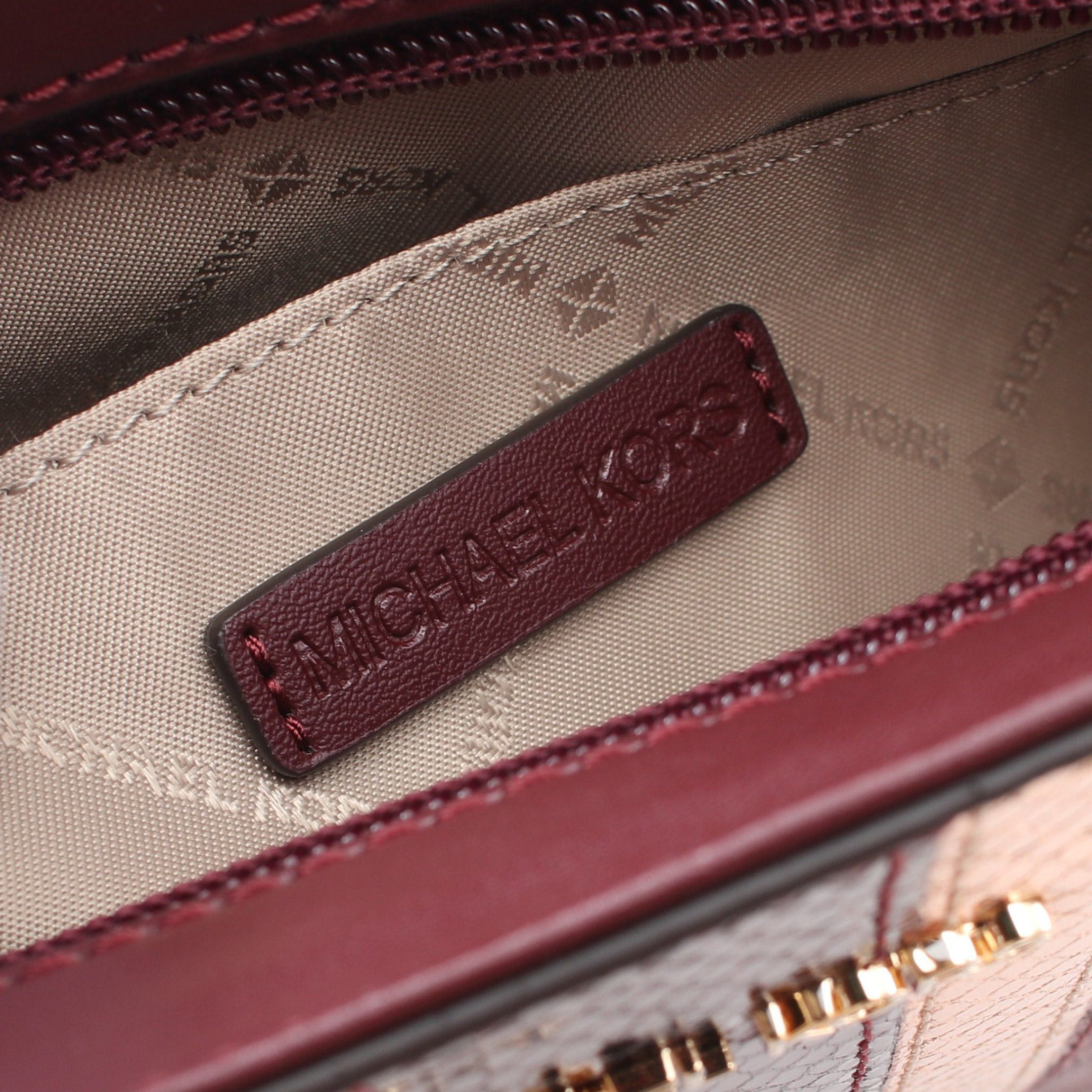 Michael Kors Michael Kors Jet Set Travel Small Shoulder Bag Leather Bordeaux Size ONE SIZE - 4 Thumbnail