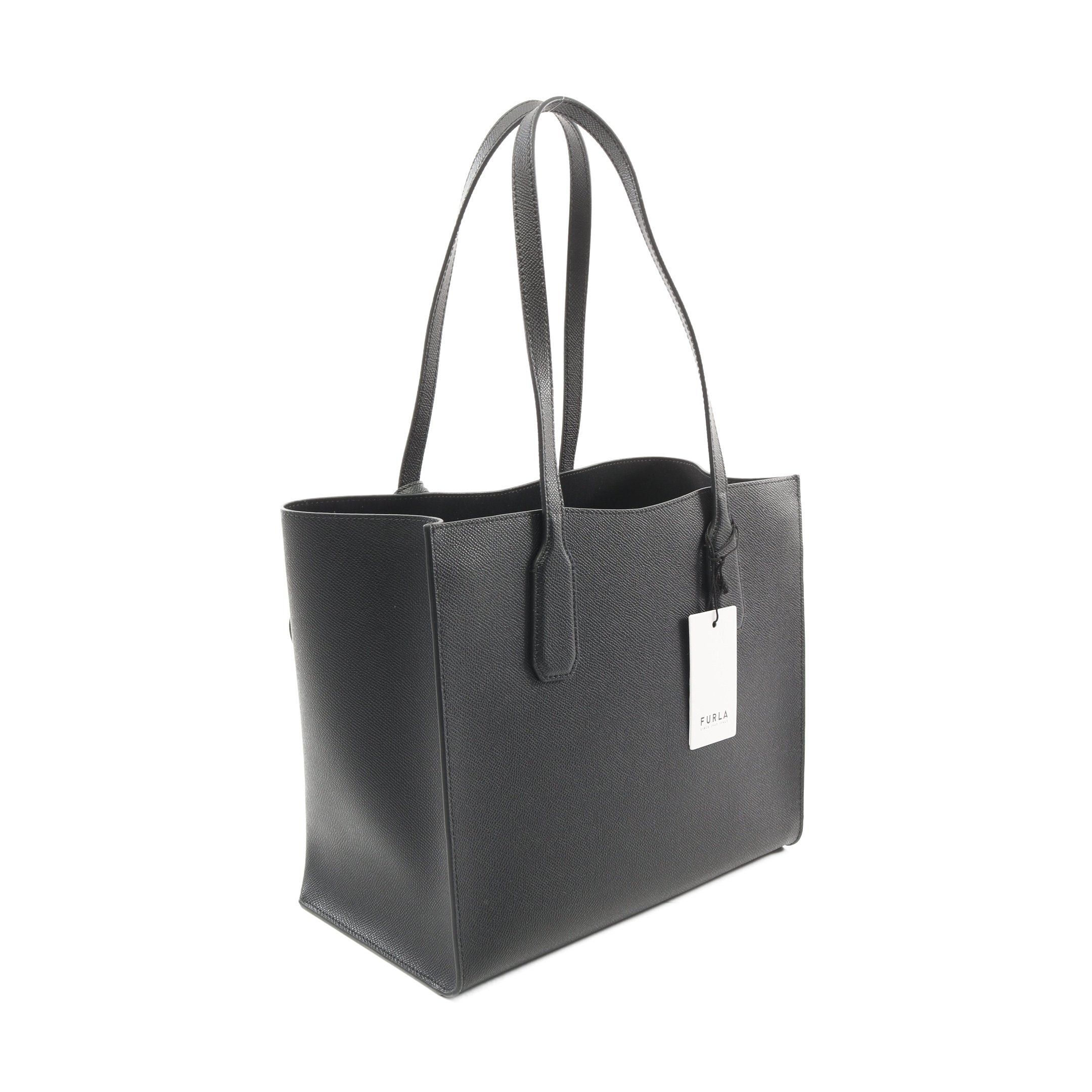 Furla Furla Classic Handbag Tote Bag Leather Black Size ONE SIZE - 2 Thumbnail