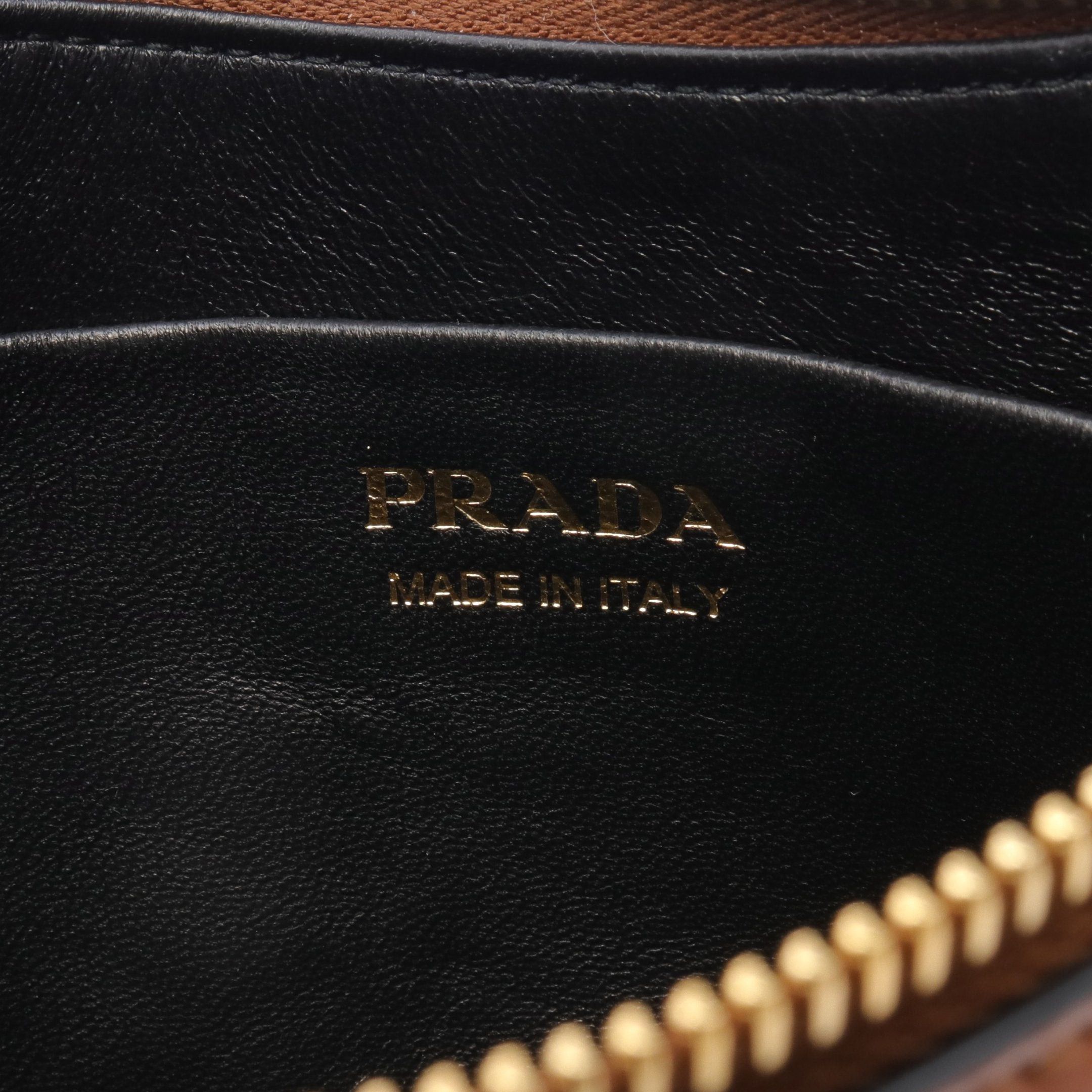 Prada Prada Soft Calf Arke Handbag Leather Brown Size ONE SIZE - 4 Thumbnail
