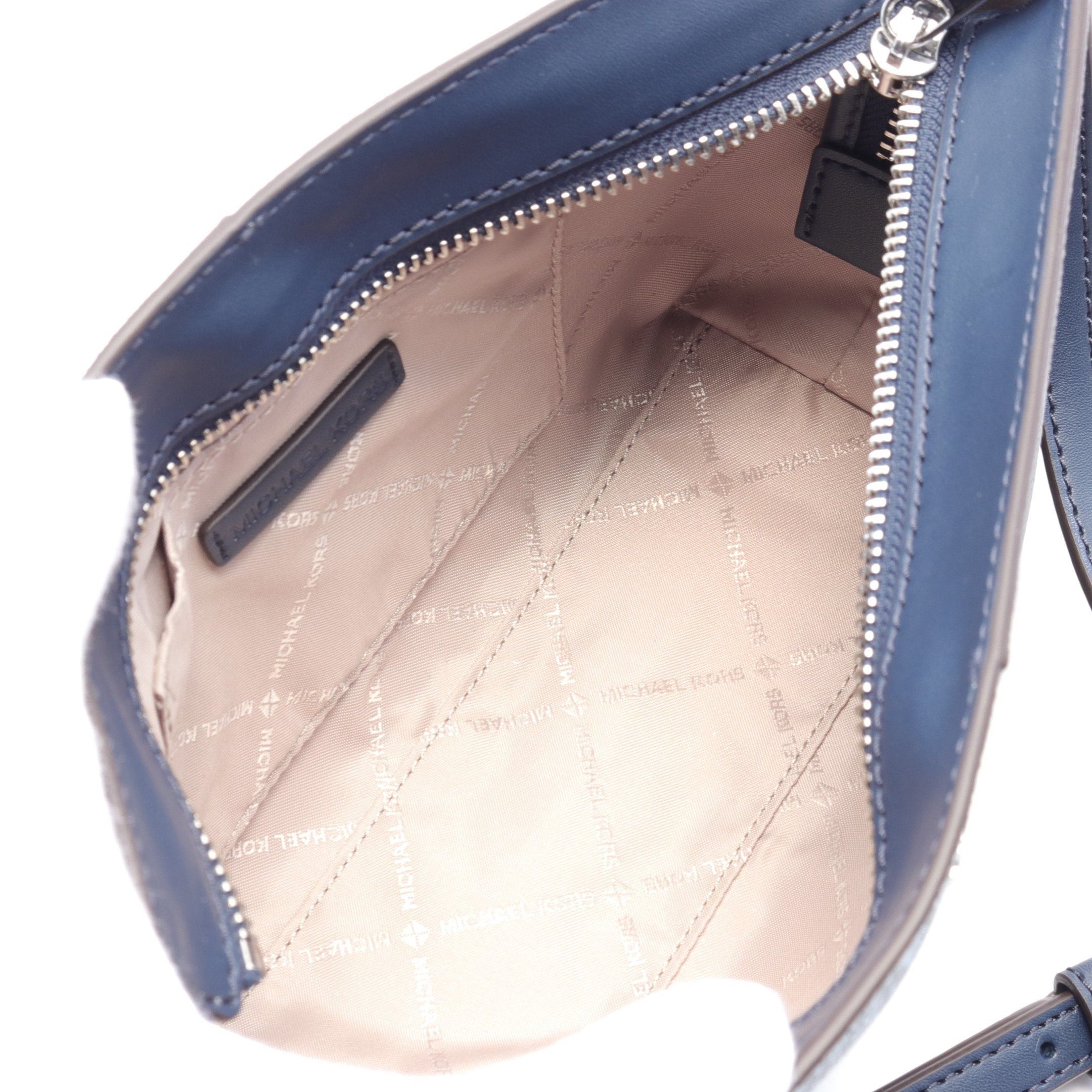 Michael Kors Michael Kors Jet Set Travel Shoulder Bag Leather Light Blue Navy Size ONE SIZE - 3 Thumbnail