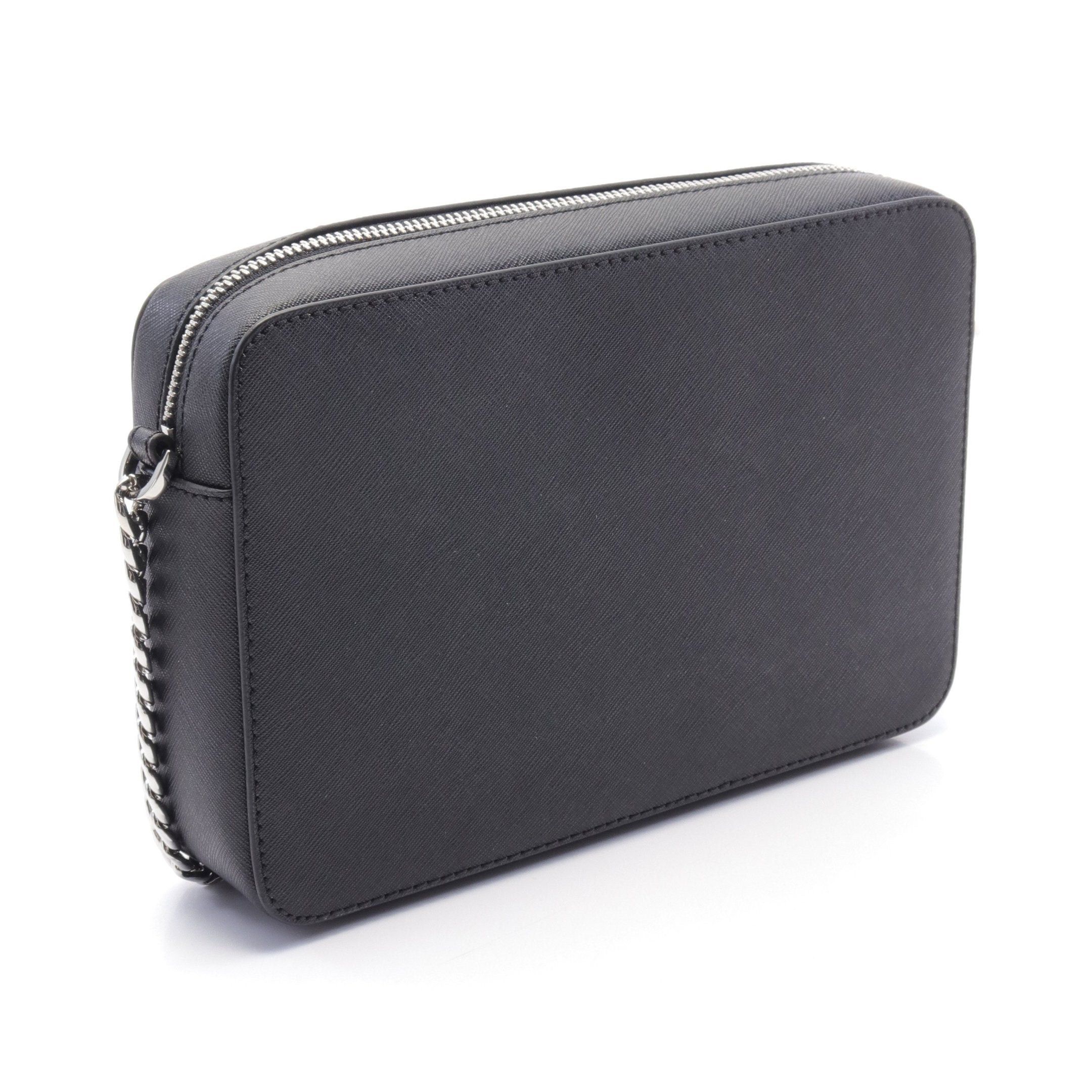 Michael Kors Michael Kors Chain Shoulder Bag Leather Black Size ONE SIZE - 2 Thumbnail