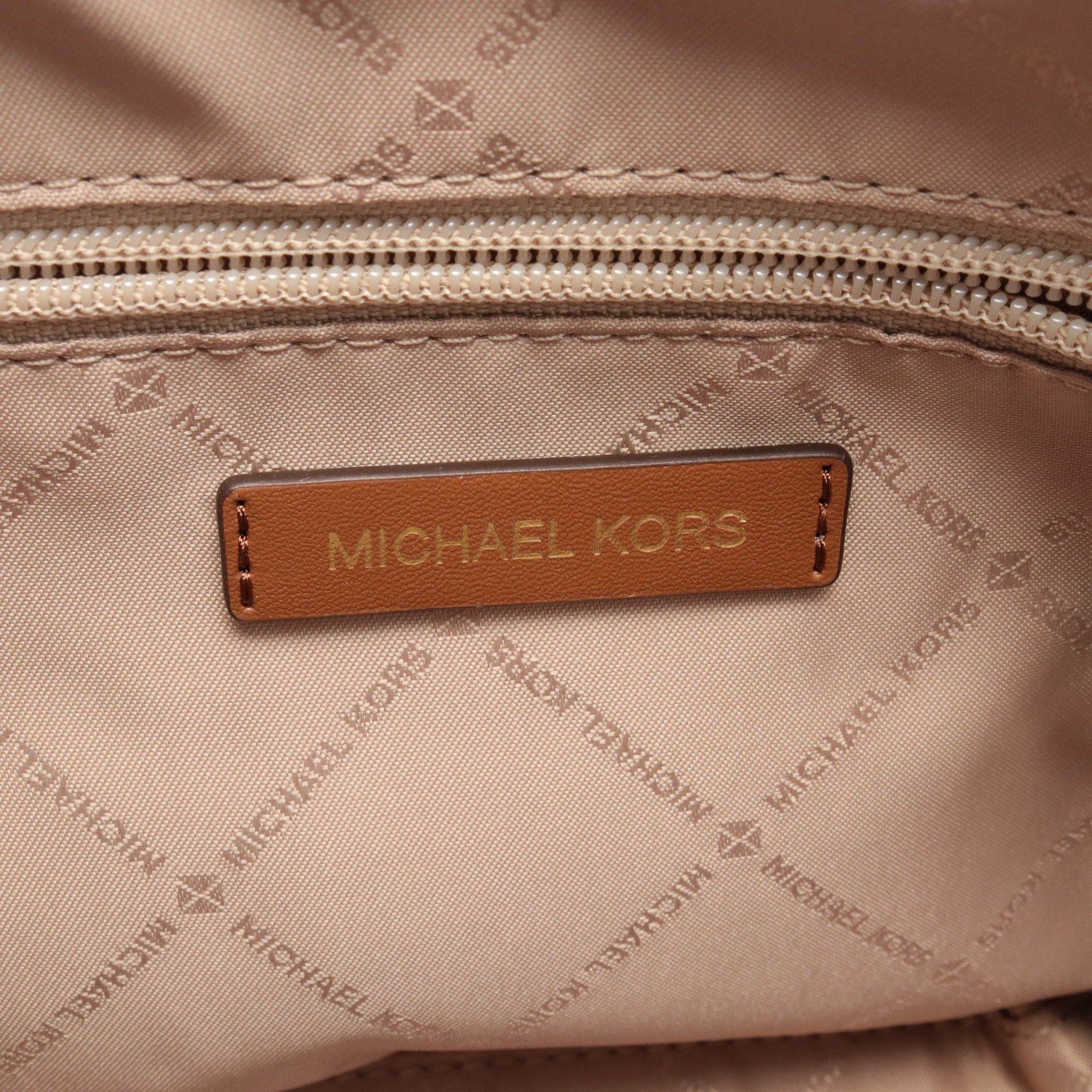 Michael Kors Michael Kors Avril Handbag Leather Dark Brown Size ONE SIZE - 4 Thumbnail