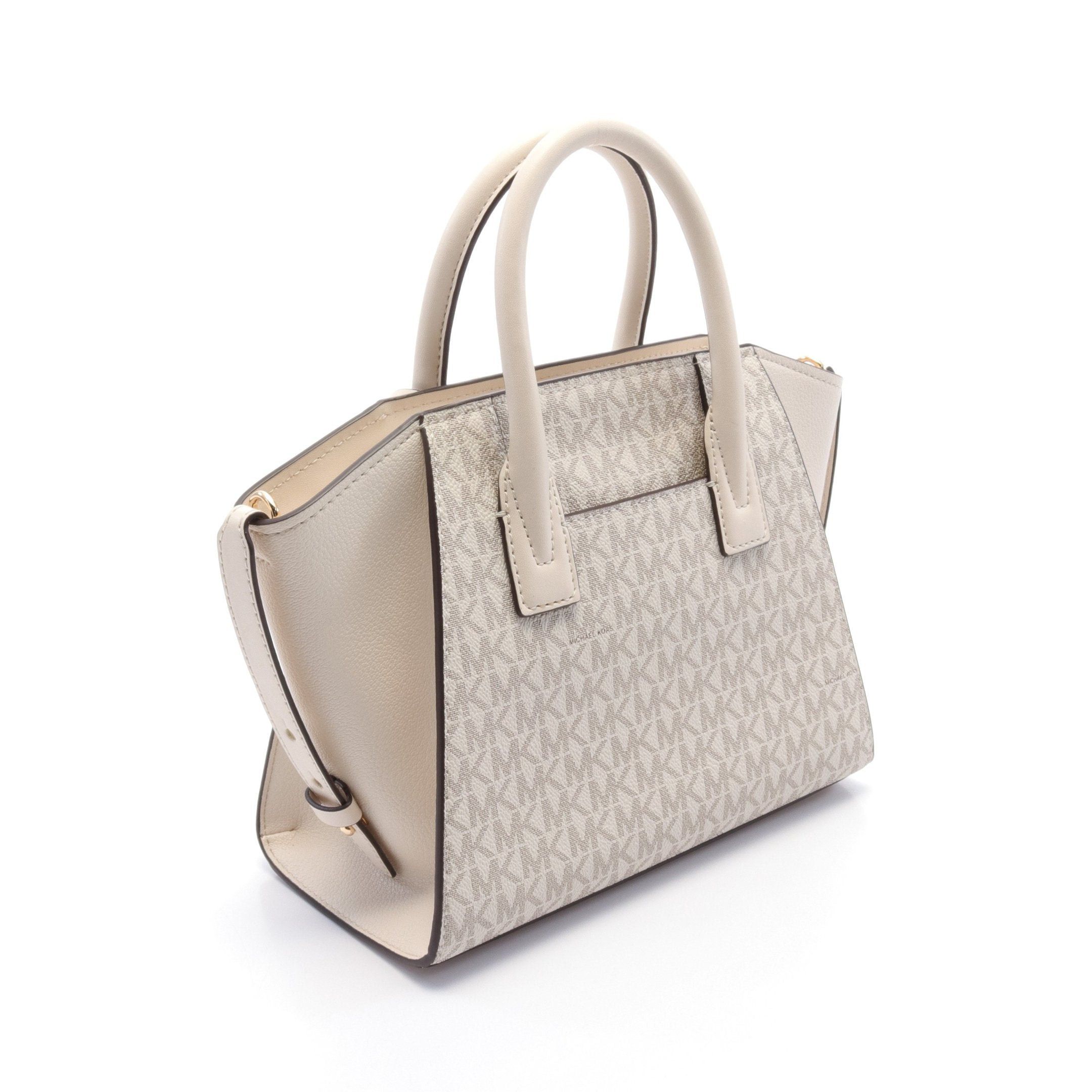 Michael Kors Michael Kors Avril Handbag Leather White Size ONE SIZE - 2 Thumbnail