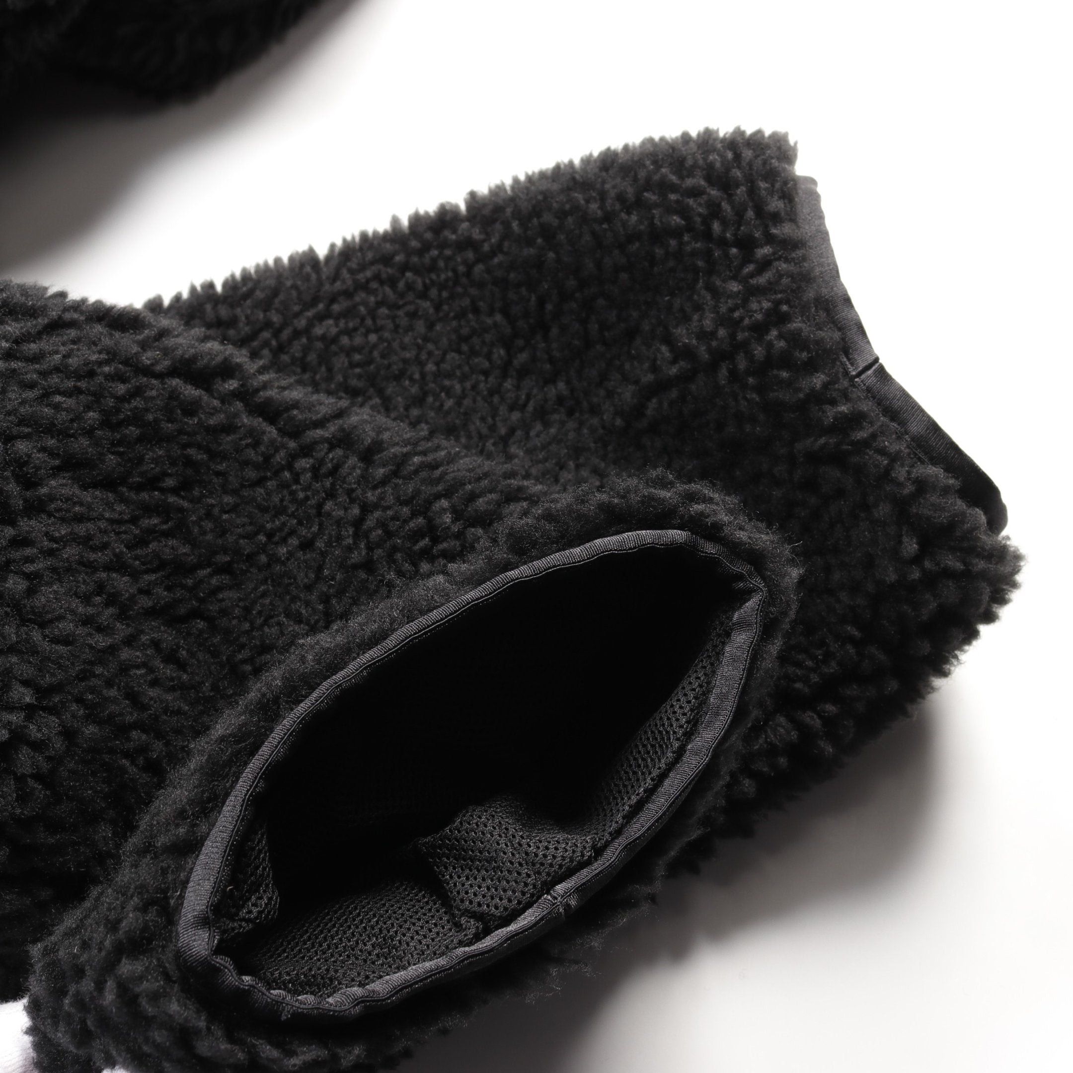 Coach Coach Sherpa Fake Fur Zip Hoodie Boa Fabric Jacket Black Size ONE SIZE - 7 Thumbnail