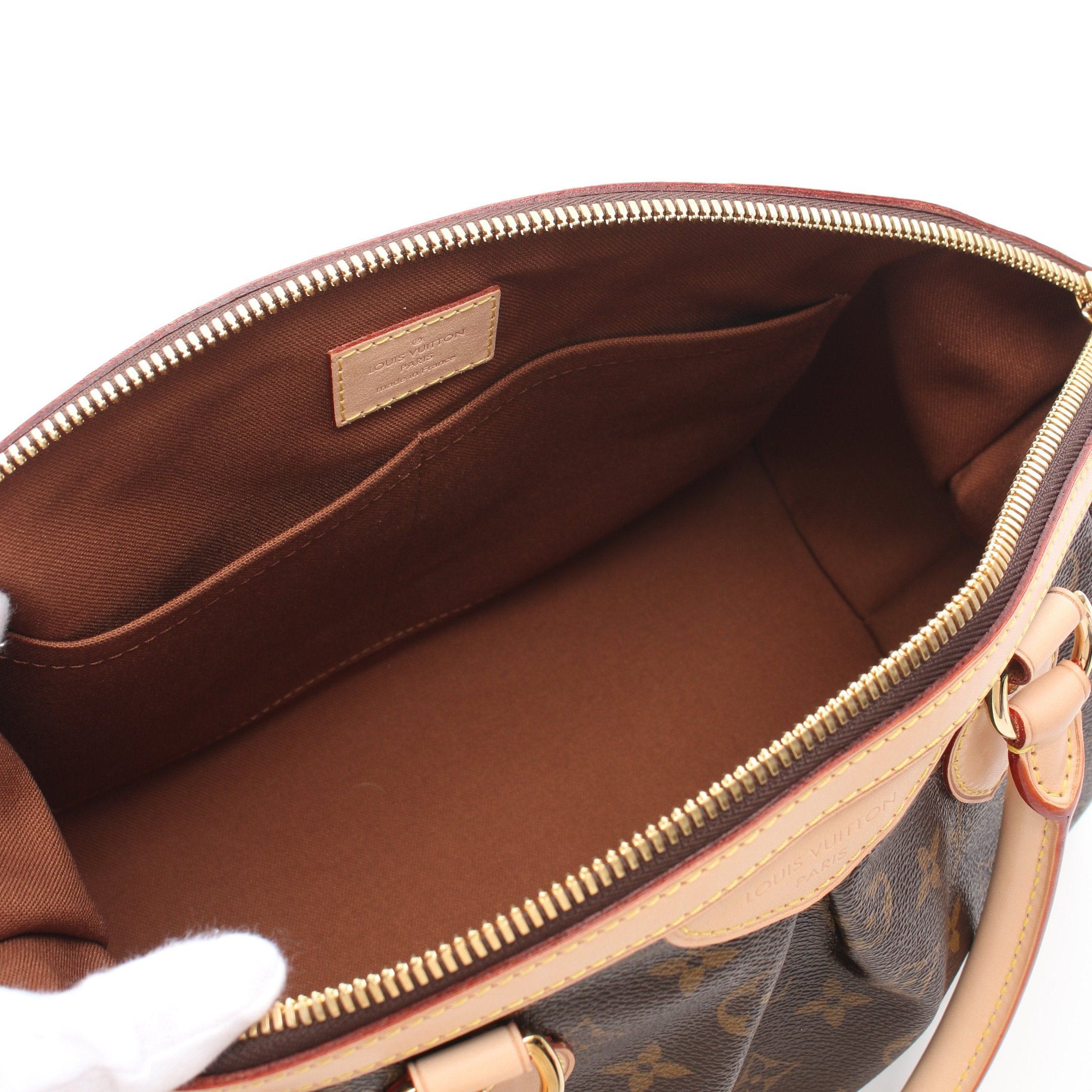 Louis Vuitton Louis Vuitton Tivoli Pm Monogram Handbag Leather Brown Size ONE SIZE - 3 Thumbnail