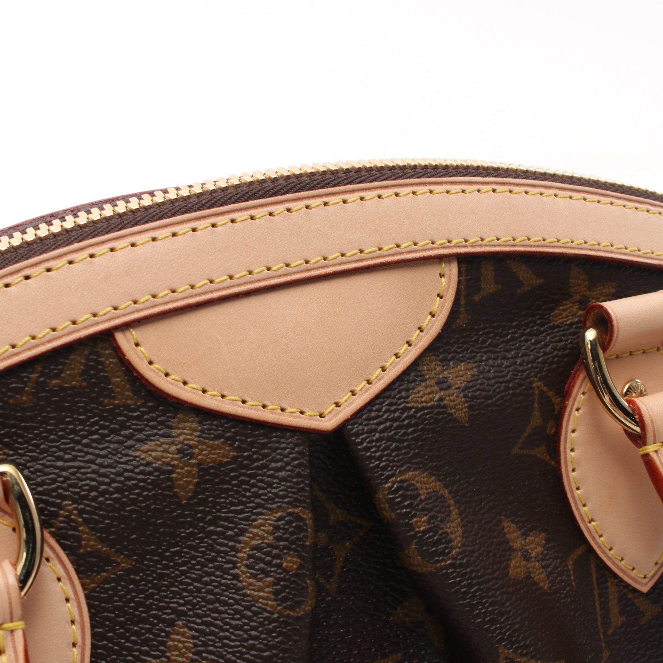 Louis Vuitton Louis Vuitton Tivoli Pm Monogram Handbag Leather Brown Size ONE SIZE - 8 Thumbnail