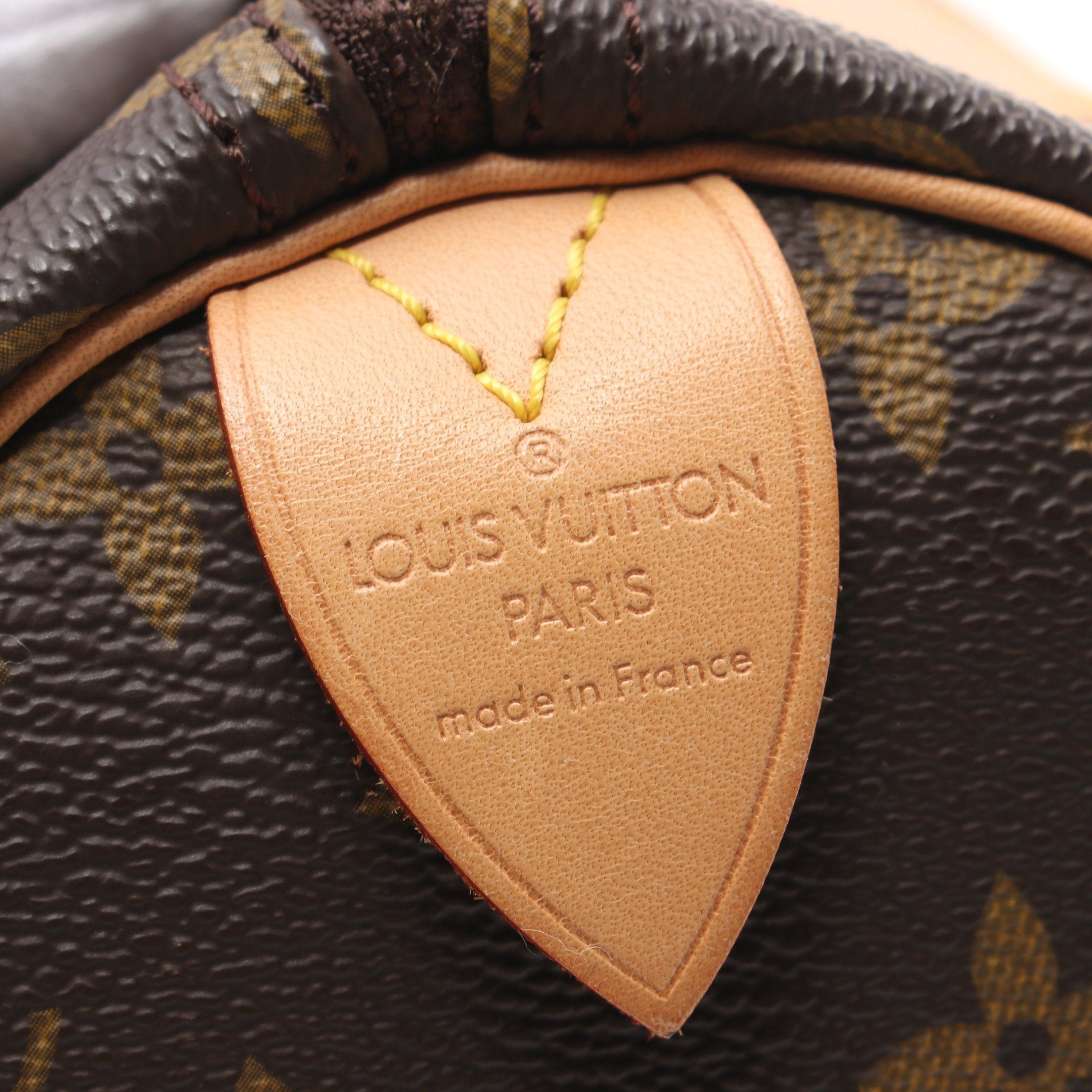 Louis Vuitton Louis Vuitton Speedy 30 Monogram Handbag Leather Brown Size ONE SIZE - 4 Thumbnail