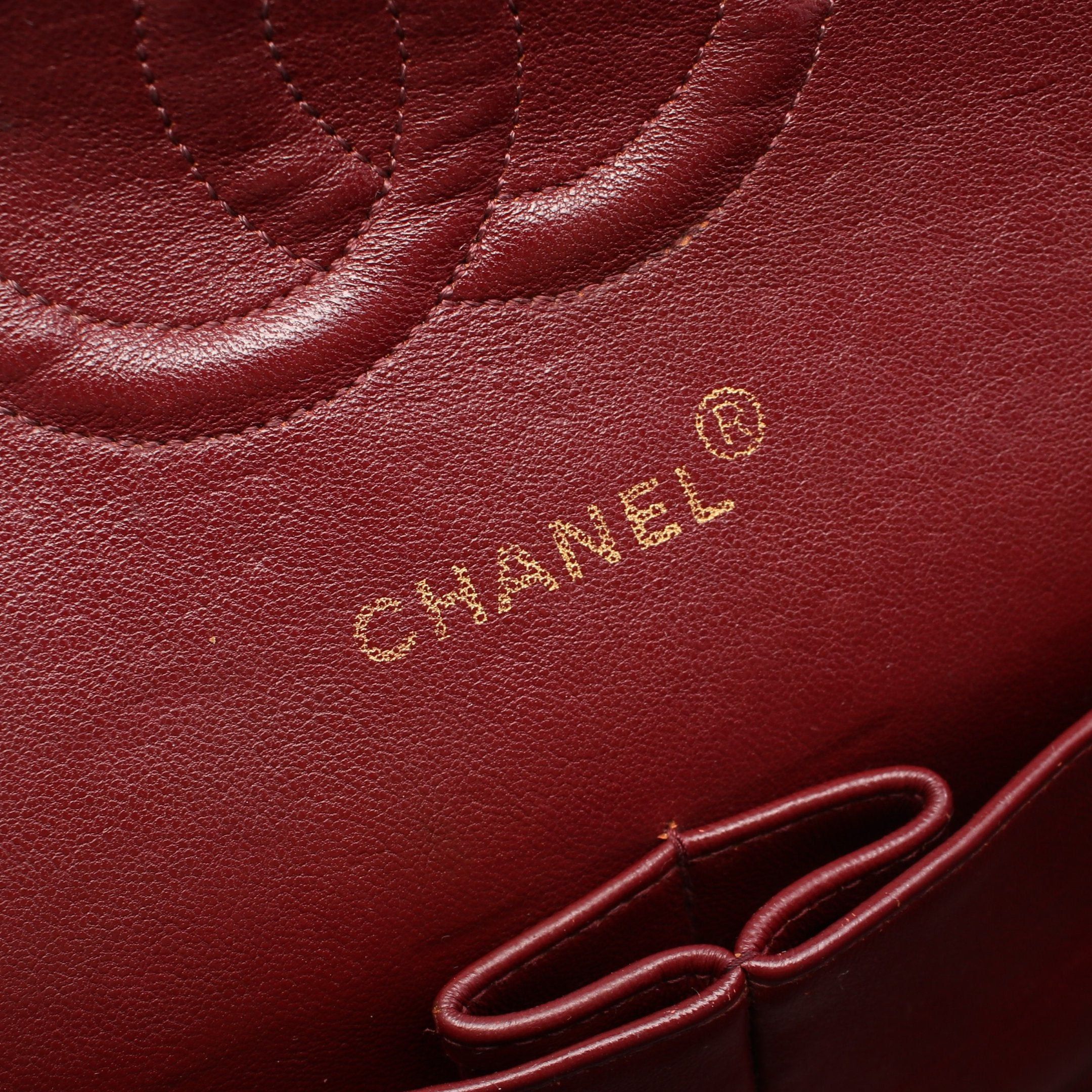 Chanel Chanel Matelasse Double Flap Chain Shoulder Bag Lambskin Black Gold Hardware Size ONE SIZE - 4 Thumbnail