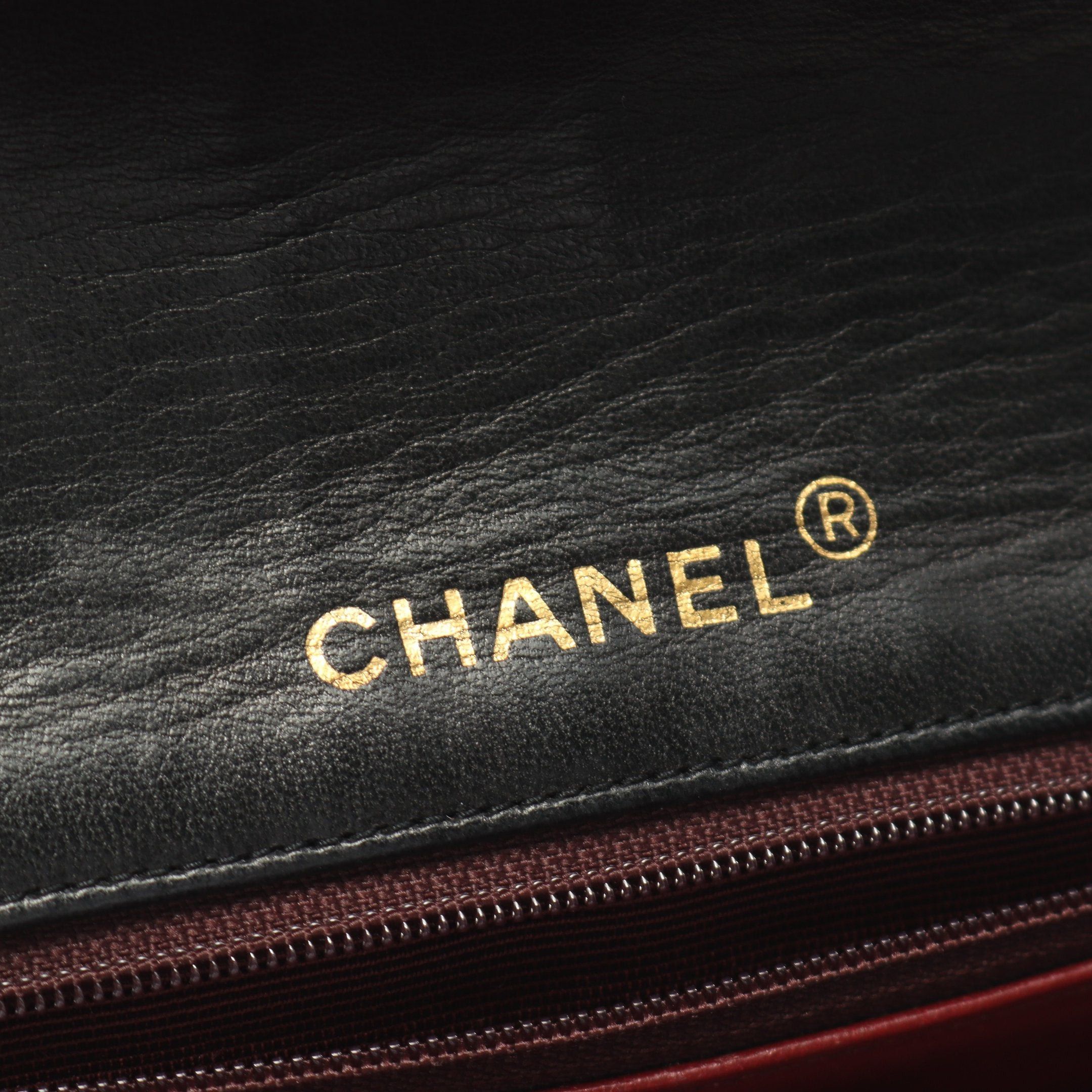 Chanel Chanel Full Flap Matelasse Chain Shoulder Bag Lambskin Black Gold Hardware Size ONE SIZE - 4 Thumbnail