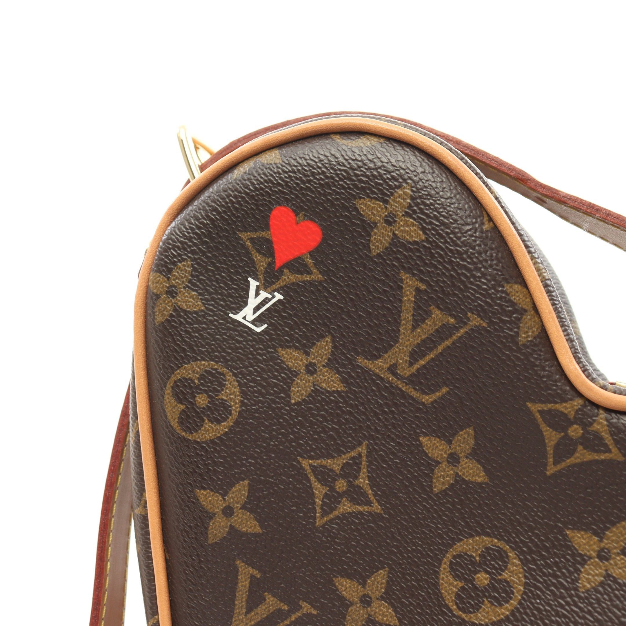 Louis Vuitton Louis Vuitton Sack Cool Monogram Shoulder Bag Leather Brown Heart Size ONE SIZE - 9 Thumbnail